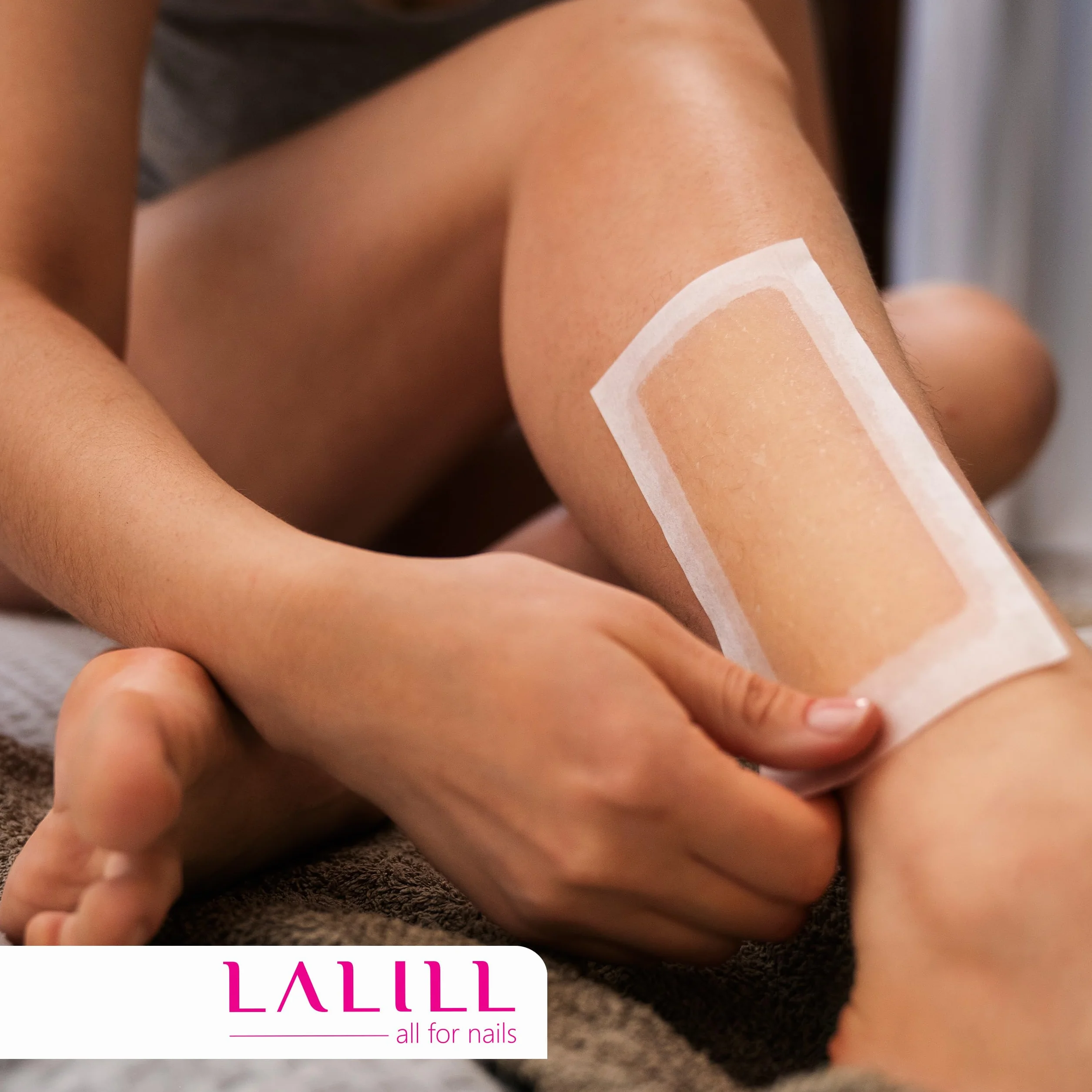 LALILL Bande de Cire Epilation 100 Pièces - Visage, Corps, Maillot - Bandes Non Tissées pour Cire Chaude, Épilation à Froid