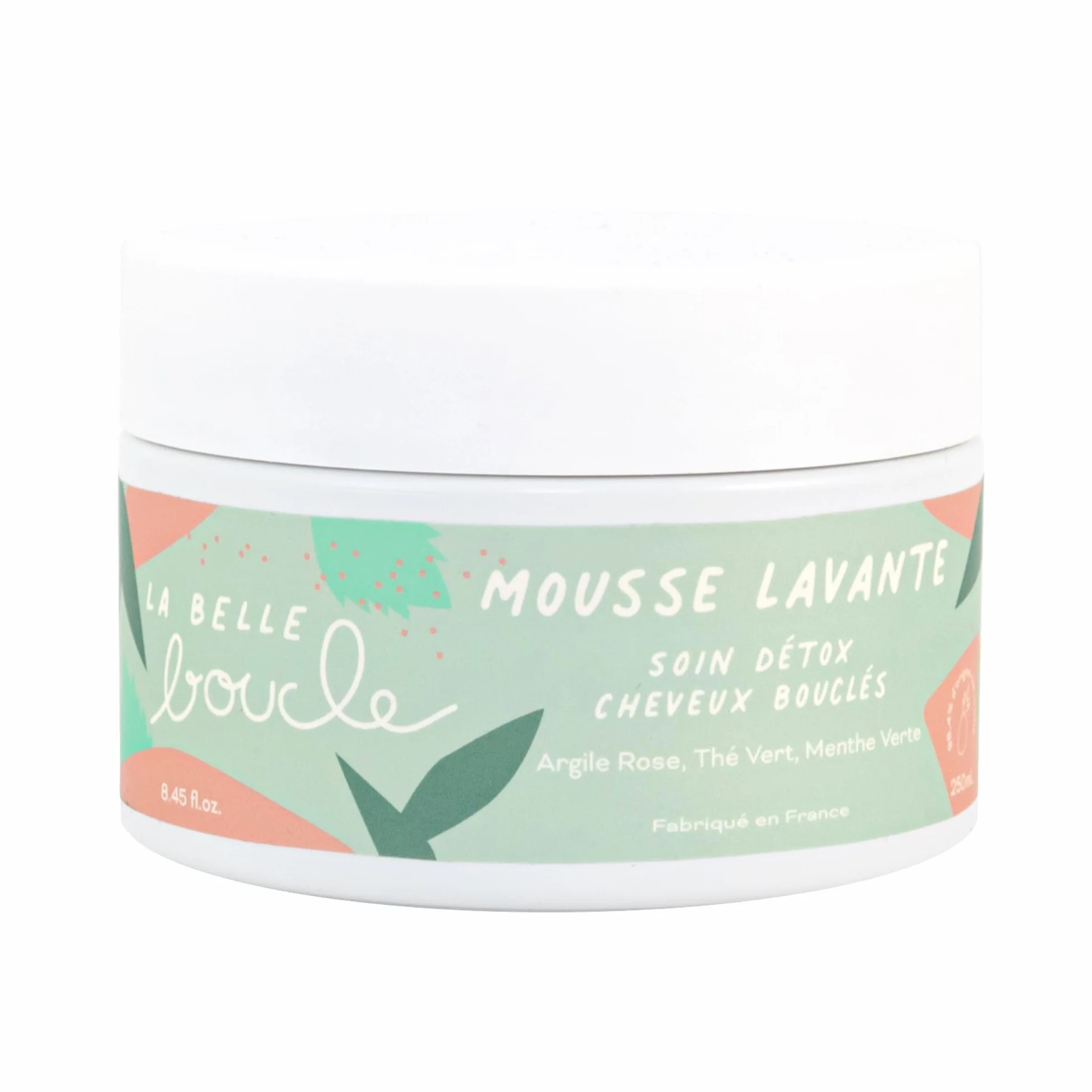 La Belle Boucle - Mousse Lavante Soin Détox 250ml - Purifie et Rééquilibre le Cuir Chevelu - Élimine Impuretés et Excès de Sébum - Soin Naturel Cheveux Bouclés, Frisés, Crépus