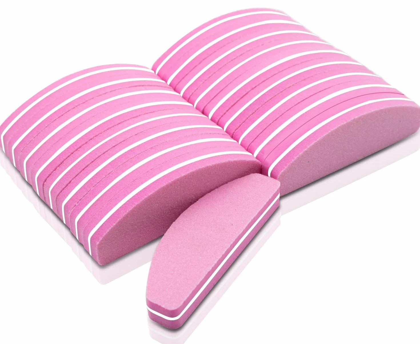 Lot de 20 Bloc Polissoir Ongles 100/180 éponge pour Vernis à Ongles