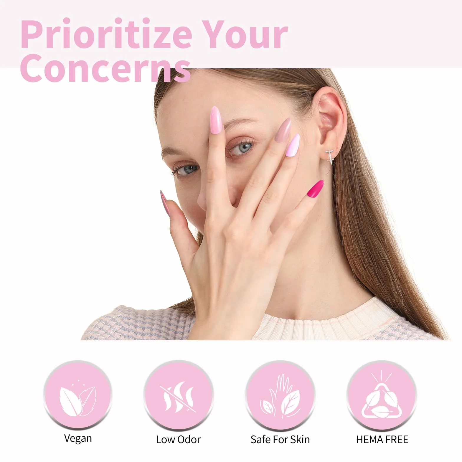 CANNI Vernis à Ongles Gel Semi Permanent 6 Couleur Lot UV Nail Polish Set Maniküre Nageldesign