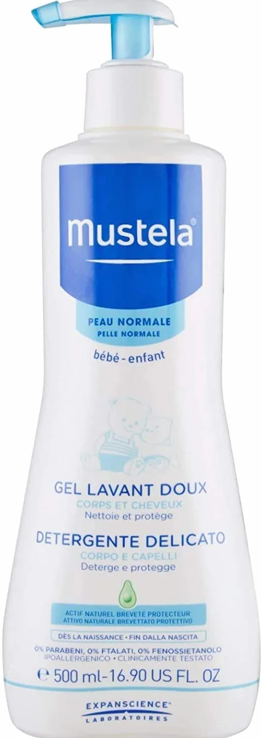 Mustela Gel Nettoyant Doux Bébé 3 x 500 ml