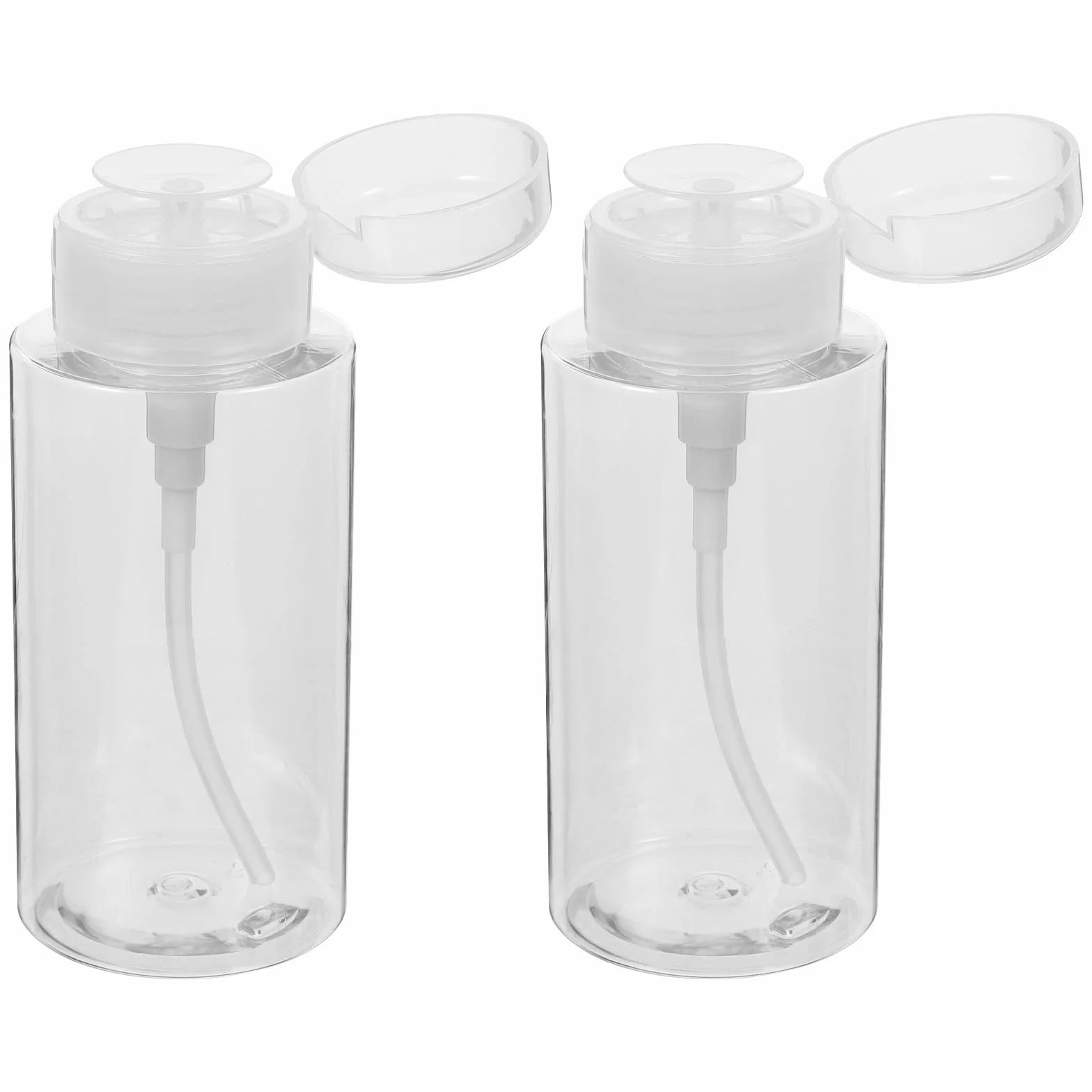 3pcs 300 ML Flacon Pompe Vide, Pompe Distributeur Eau, Voyage, Démaquillant, Dissolvant Vernis à Ongles