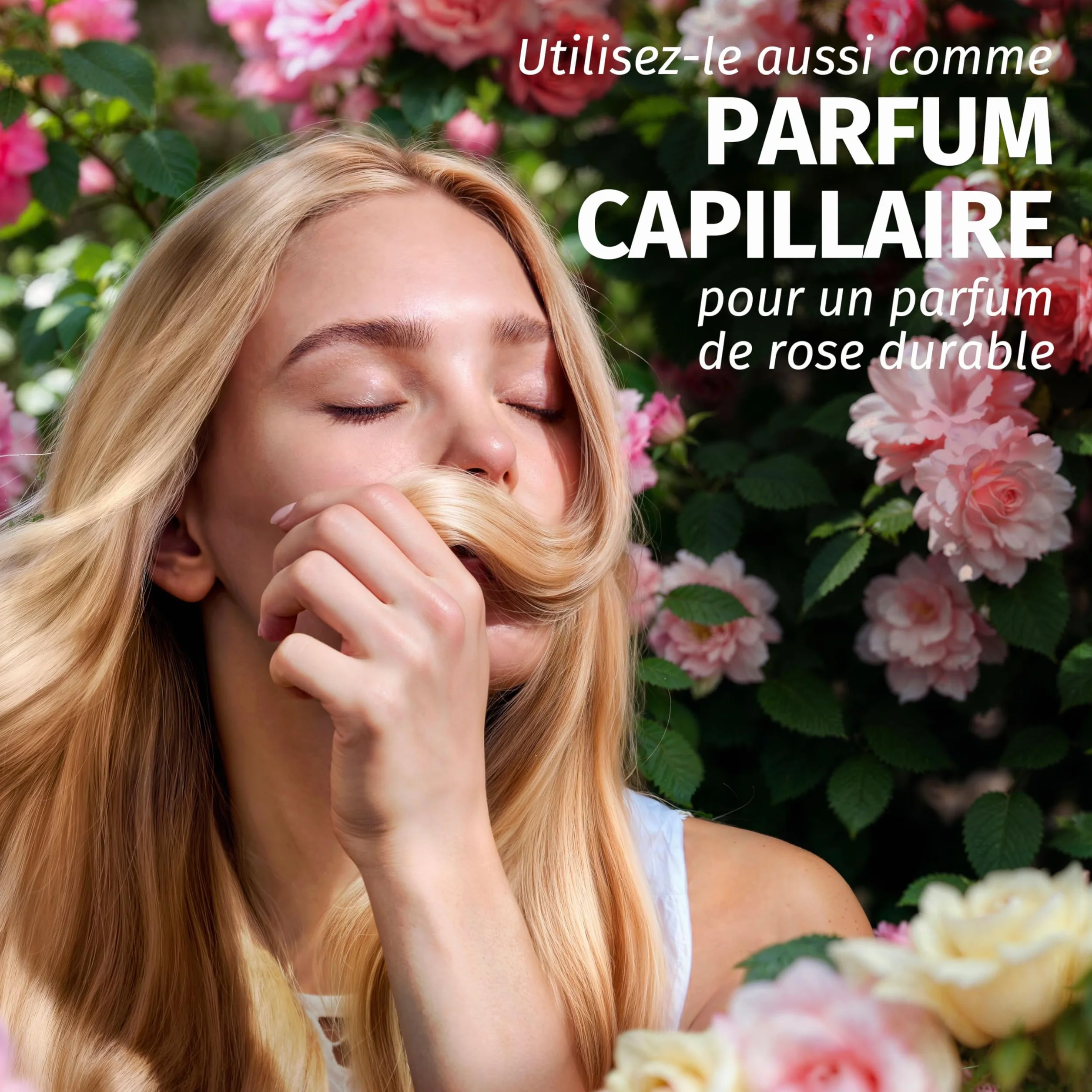 Herbal Essences Parfum Rose Douceur Spray Léger Tout-En-Un 145ml Démêle Nourrit Anti Frisottis Répare Protège Chaleur Éclat