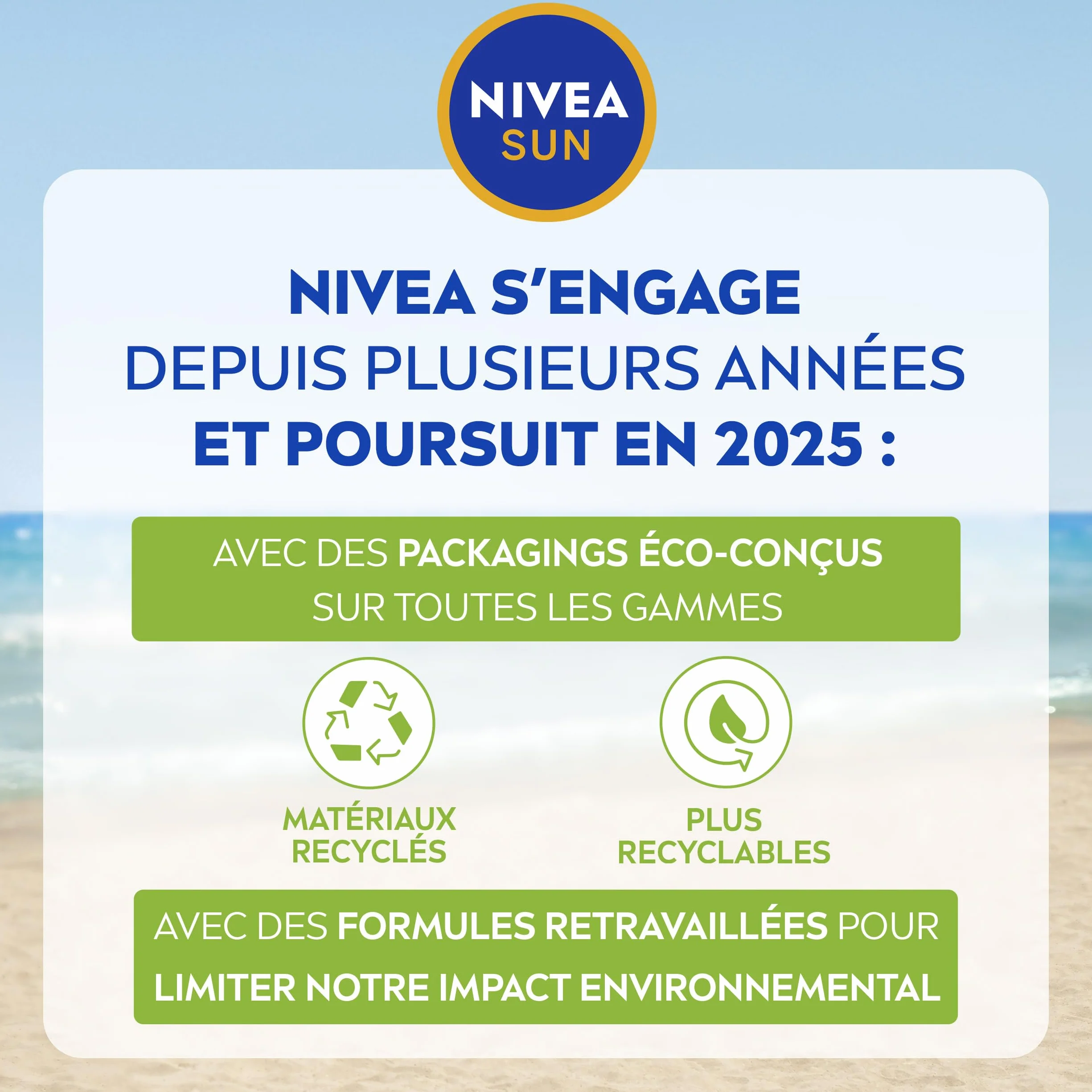 NIVEA SUN Spray Solaire Protect & Hydrate SPF 50+ 200 ml Protection Solaire Haute Protection Visage Corps