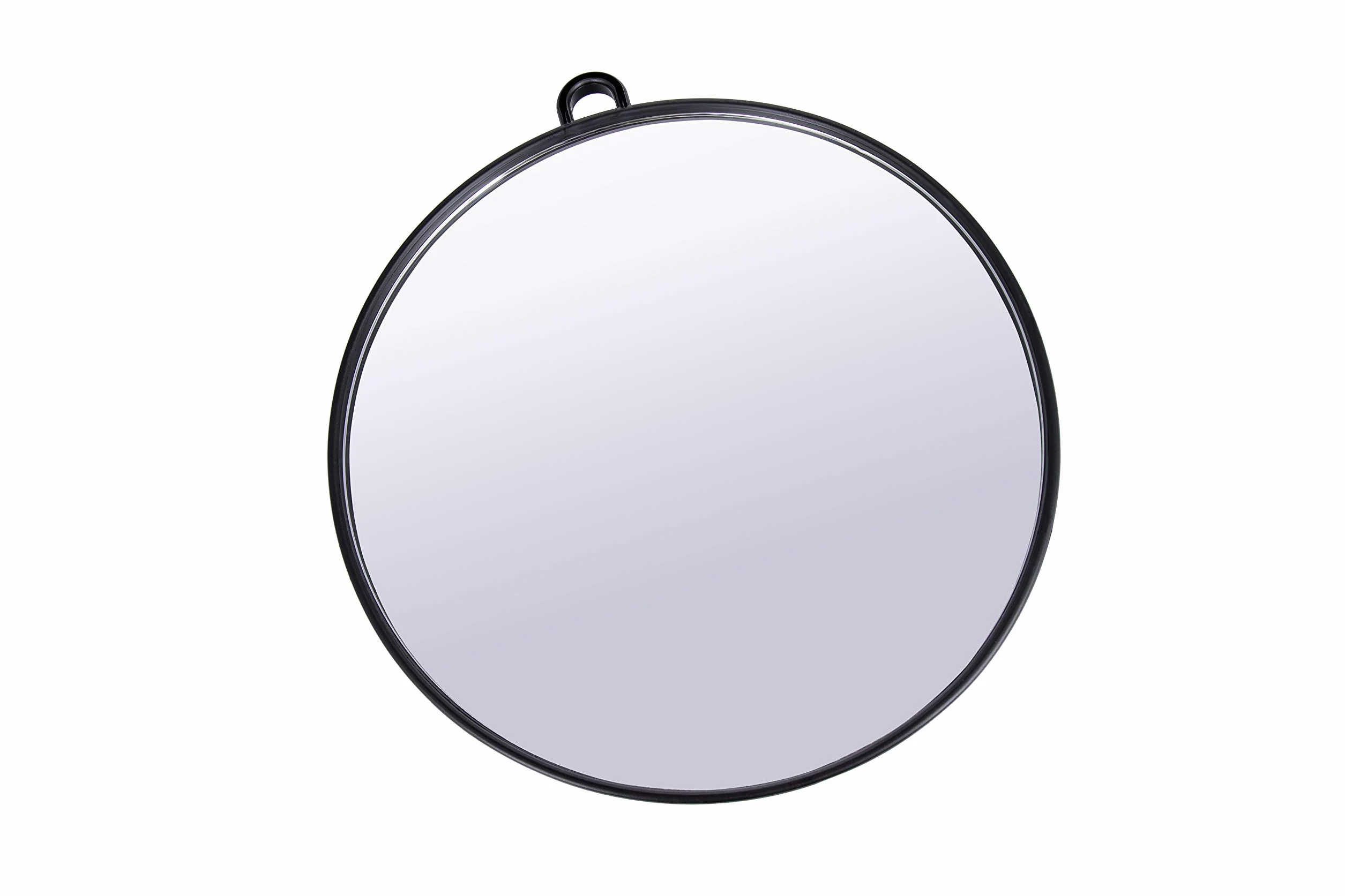Miroir de coiffeur professionnel portable noir 28 cm rond PONIK'S