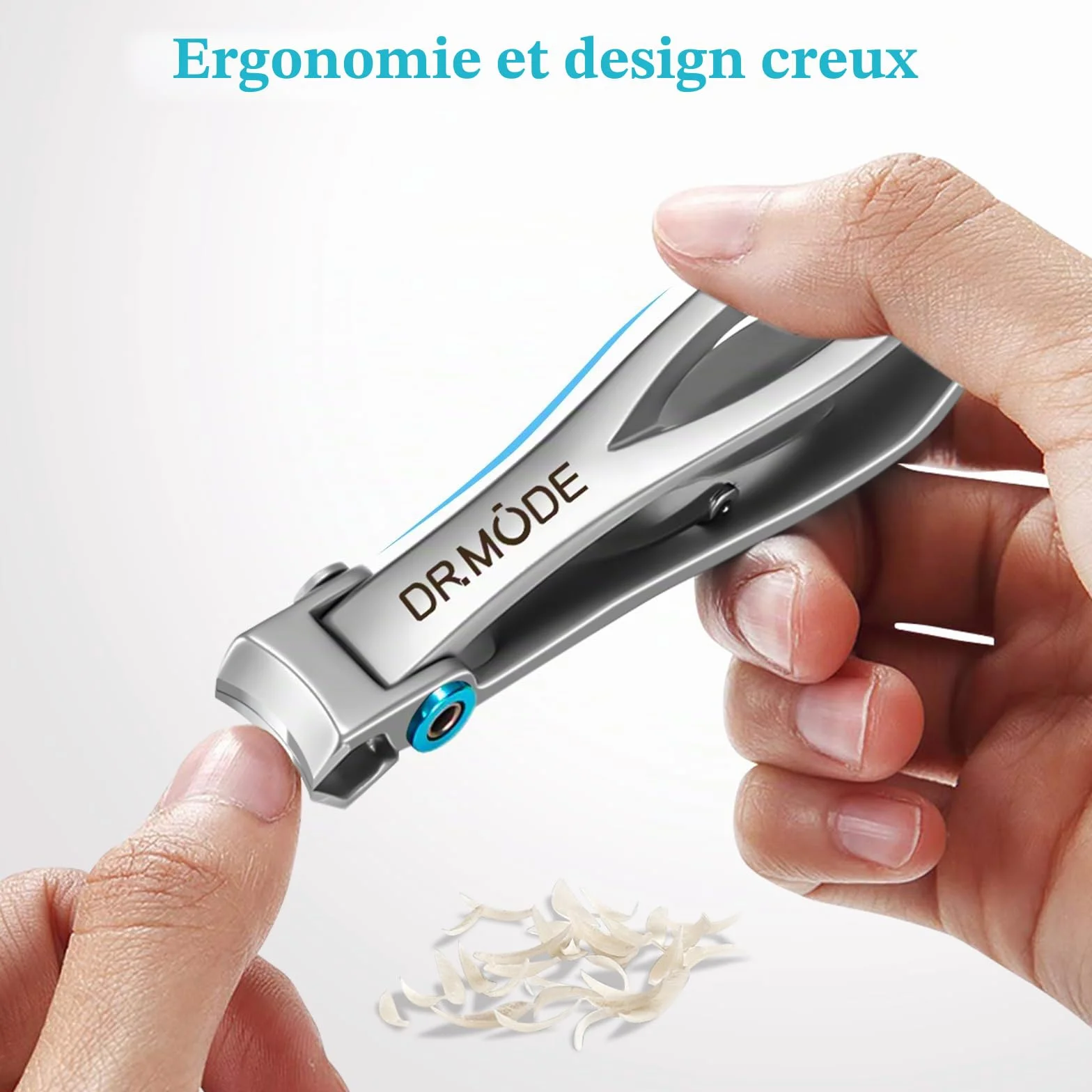 DRMODE Coupe Ongle Acier inoxydable 16mm Ouverture Large Pince Pied