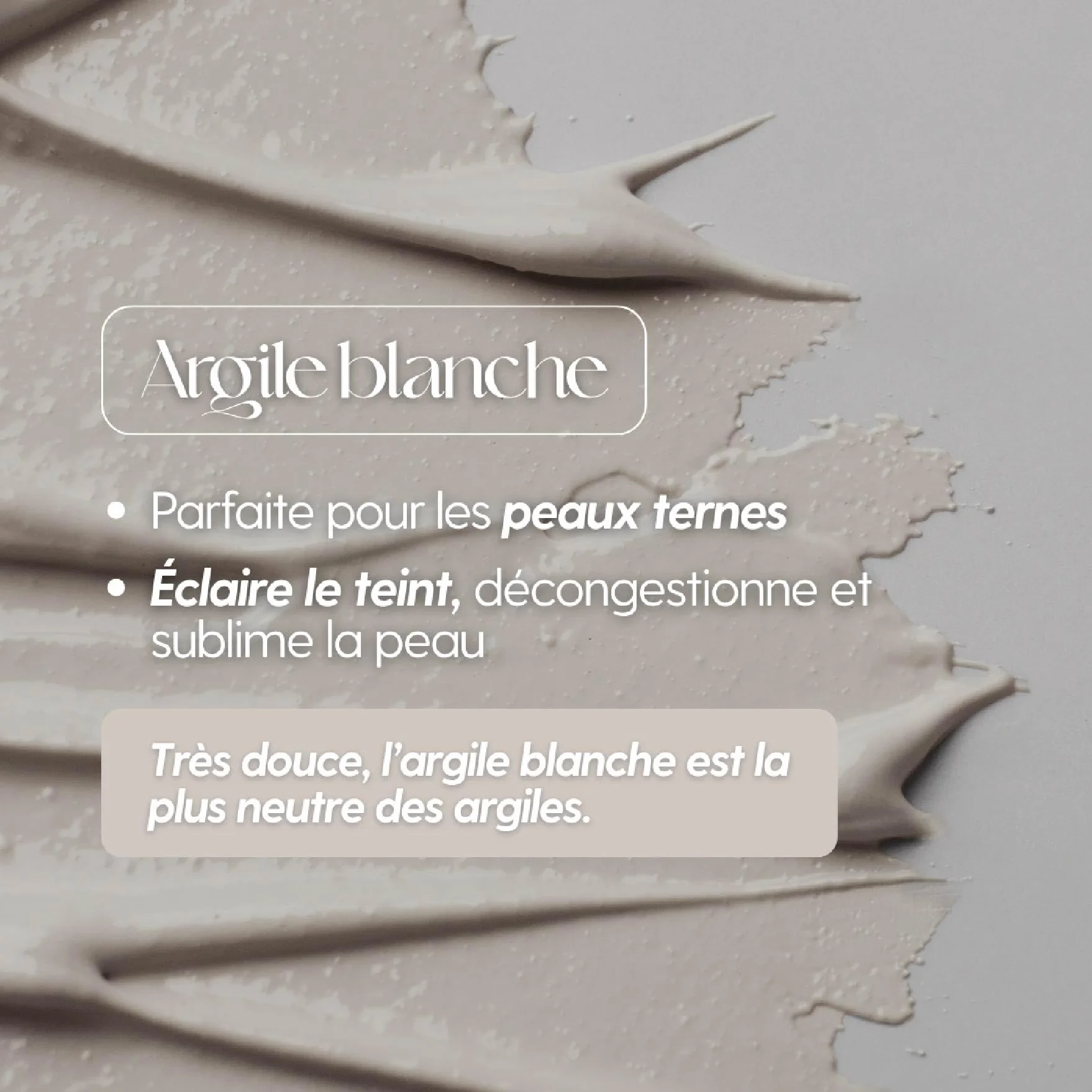 Argiletz Argile Blanche Ultra Ventilée 200g Poudre Très Fine – Masque Visage Cheveux Peaux Mixtes Sensibles Argile Naturelle