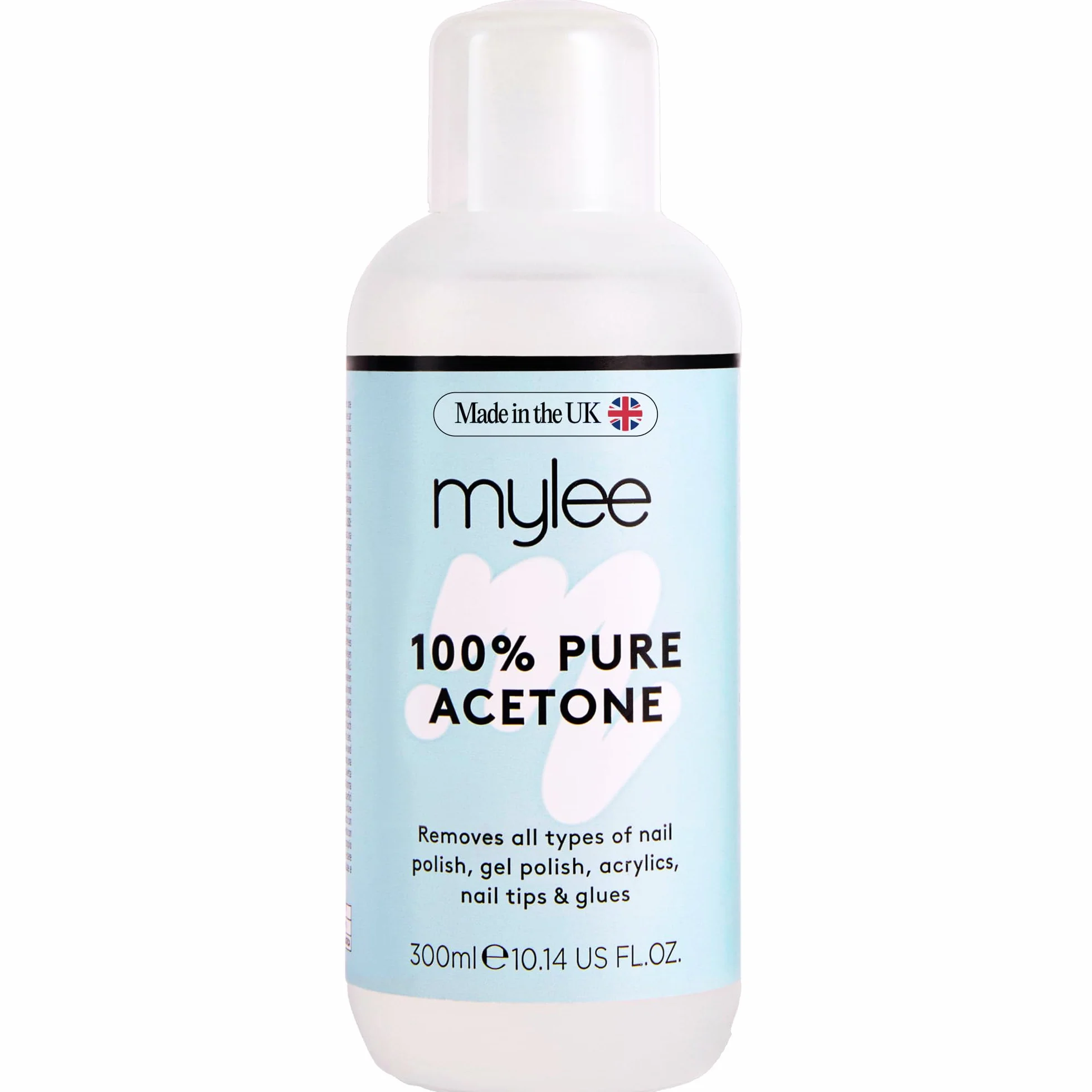 Mylee Acétone 100% Pure Dissolvant Vernis à Ongles 300ml