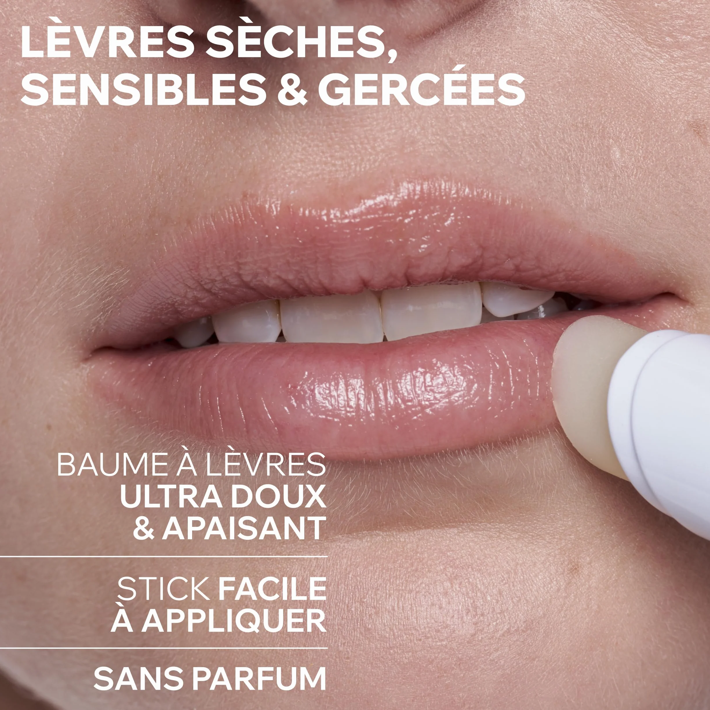 Uriage Xemose Baume à Lèvres Acide Hyaluronique Beurre de Karité Vitamine C Baume Apaisant Lèvres très Sèches Hydratation Intense 4g