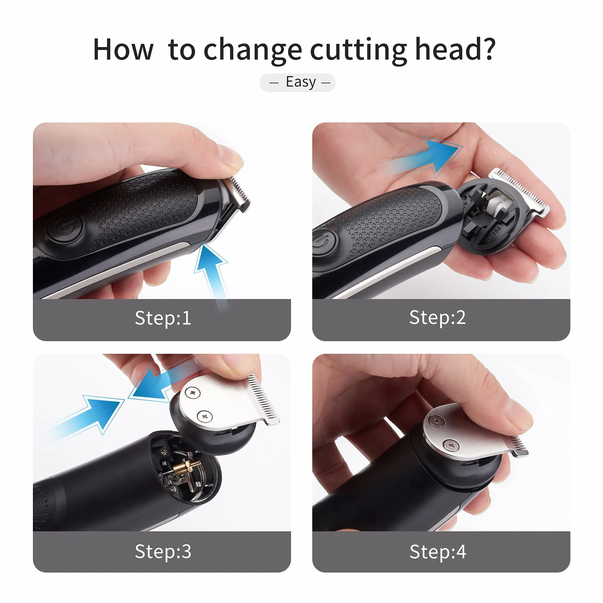 Shengtai ST-0261 Tondeuse à cheveux rechargeable 5 en 1 pour homme