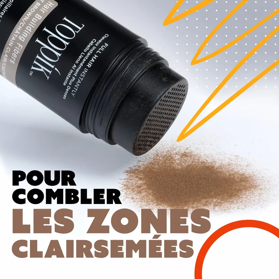 TOPPIK Fibres Capillaires Densifiantes à base de Kératine