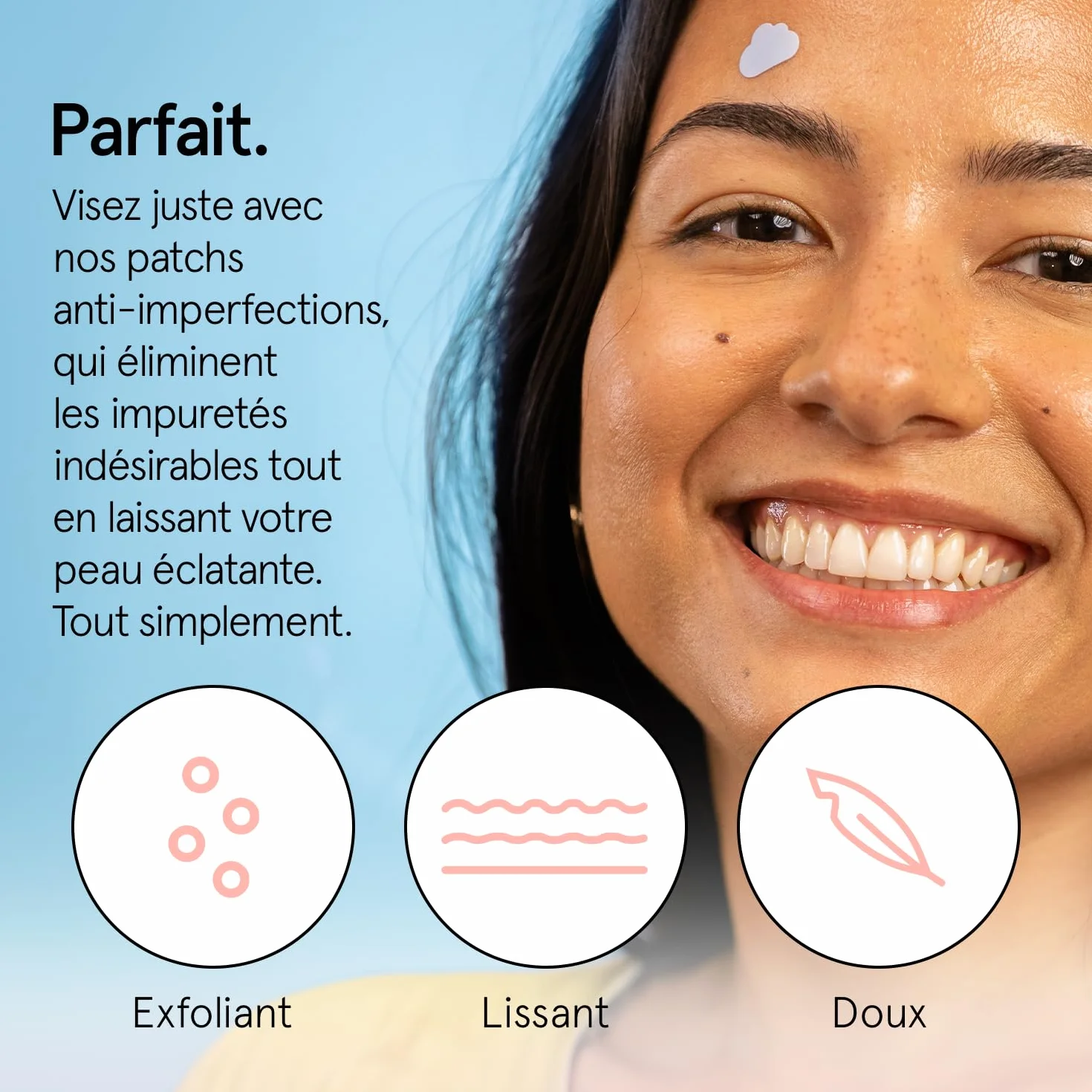 Grace & Stella Patch Hydrocolloïde Visage 36 unités Testés Dermatologues Vegan