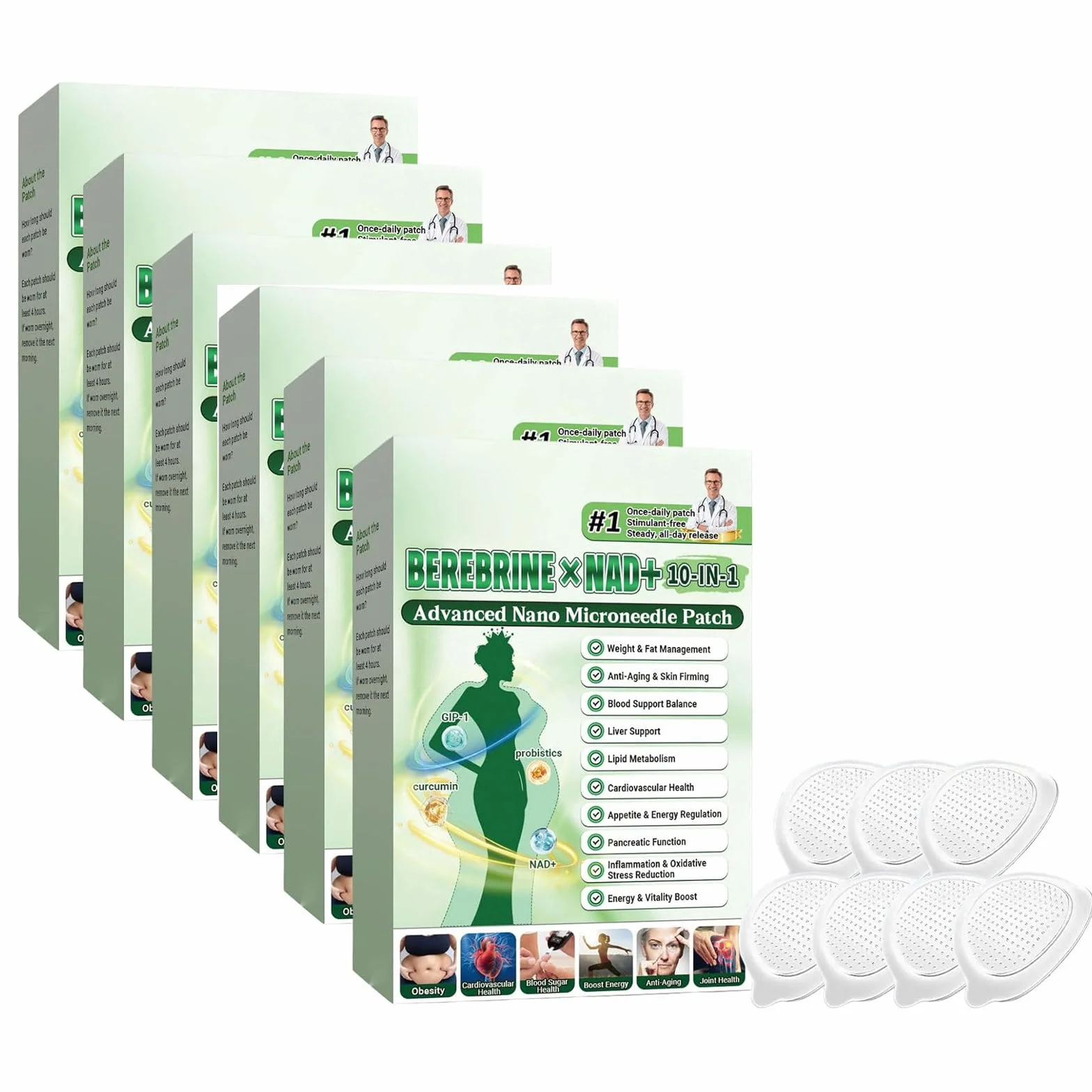 𝑴𝒐𝒓𝒊𝒏𝒈𝒂 Patch 𝑴𝒊𝒏𝒄𝒆𝒖𝒓 10 en 1, Patch Cor_porel Naturel Ultra Fin Invisible, Soin Quotidien Ciblé pour Homme et Femme (6)