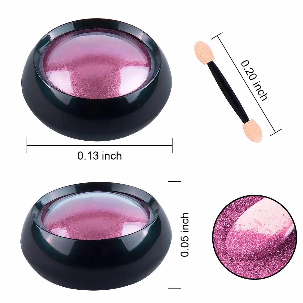 Duufin 14 Boîtes Kit Poudre d'Ongle pour Nail Art
