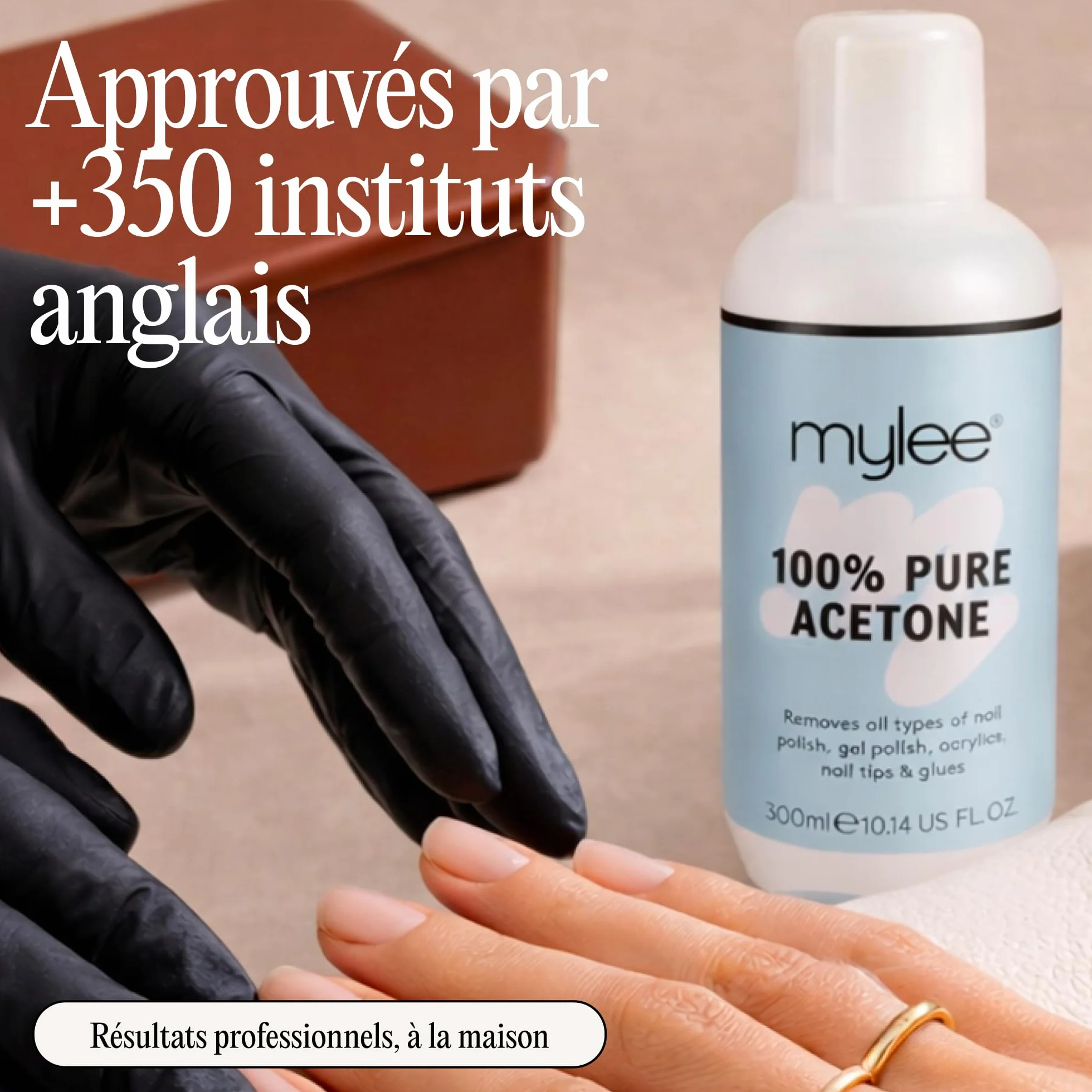 Mylee Acétone 100% Pure Dissolvant Vernis à Ongles 300ml
