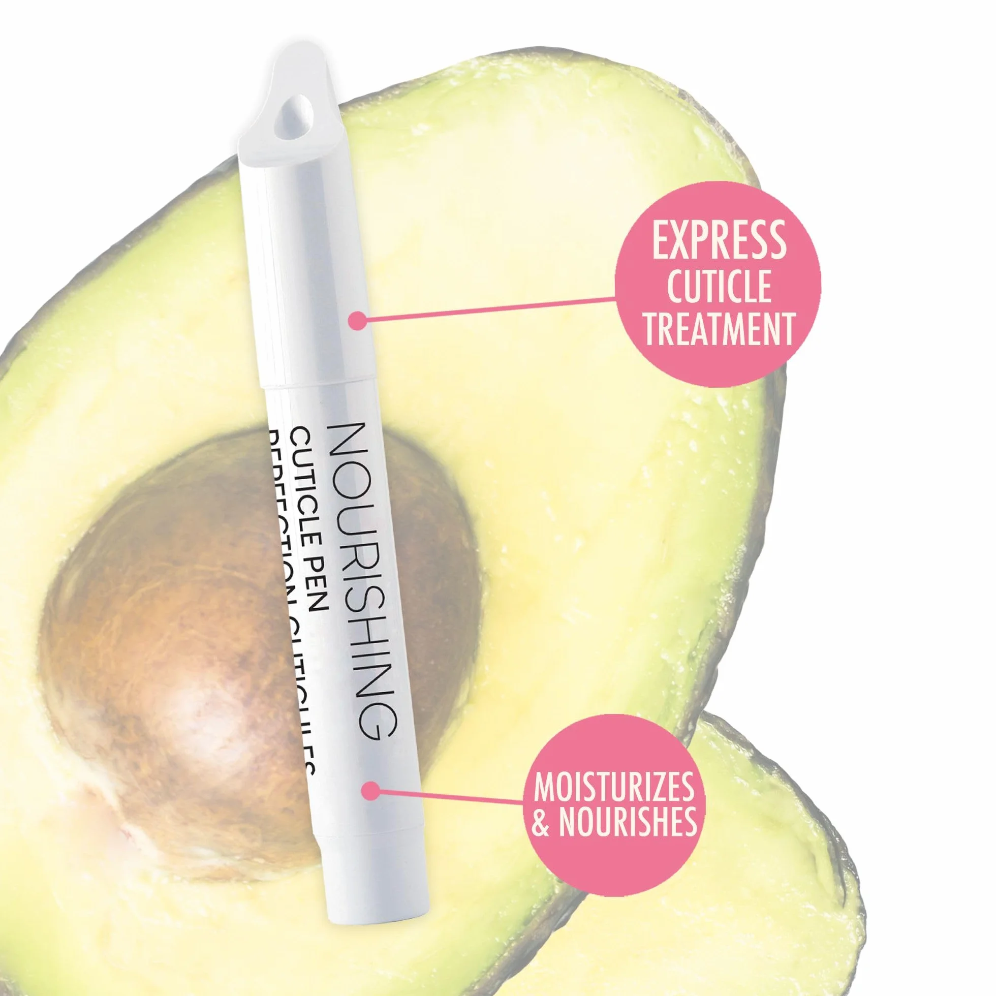 L'Action Paris Stylo Nourrissant Cuticules 4ml Répare Hydrate Extrait d'Avocat