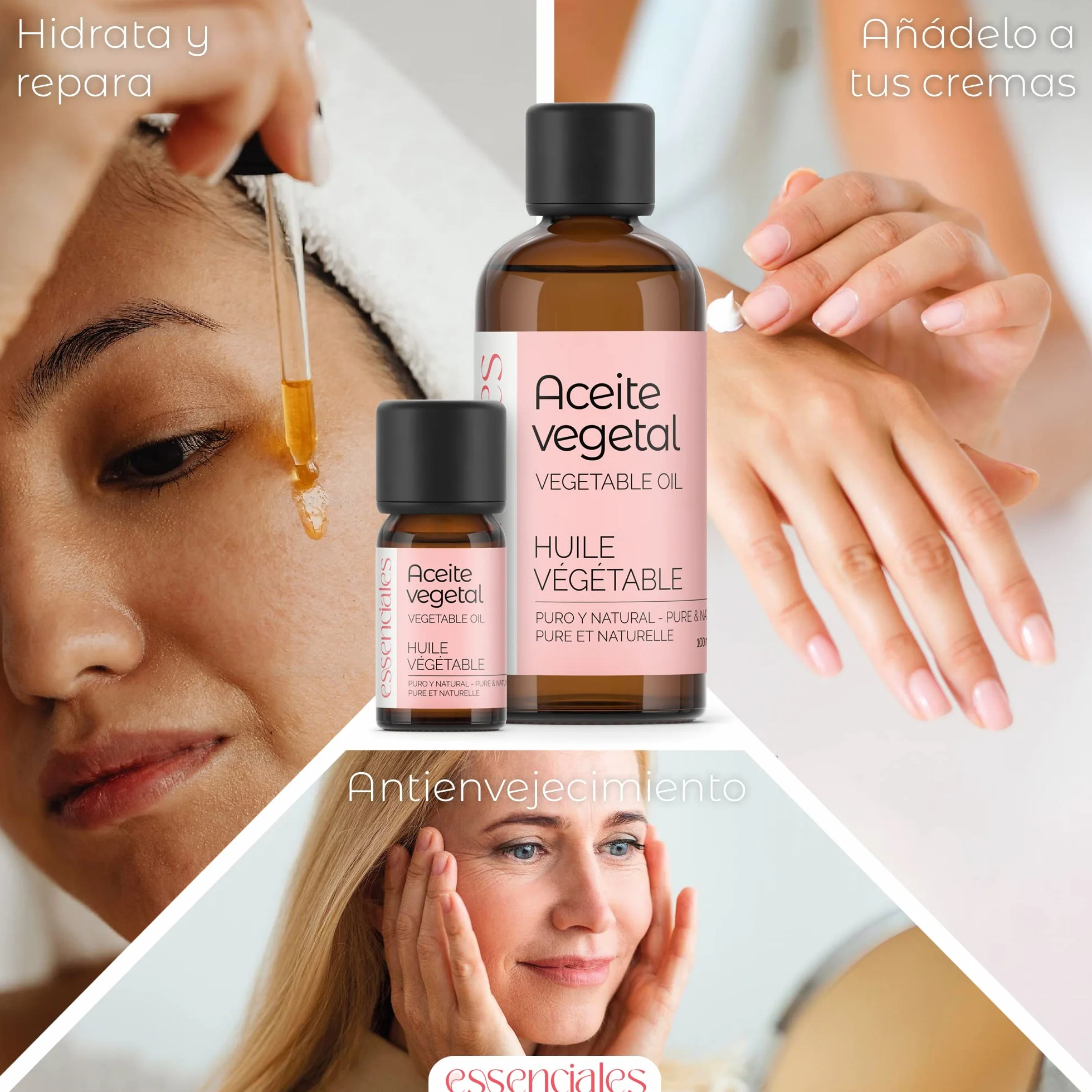 Huile végétale de Takamaka/Calophylle BIO 100% pure 500 ml - Calophyllum inophyllum - Soin visage, corps et cheveux