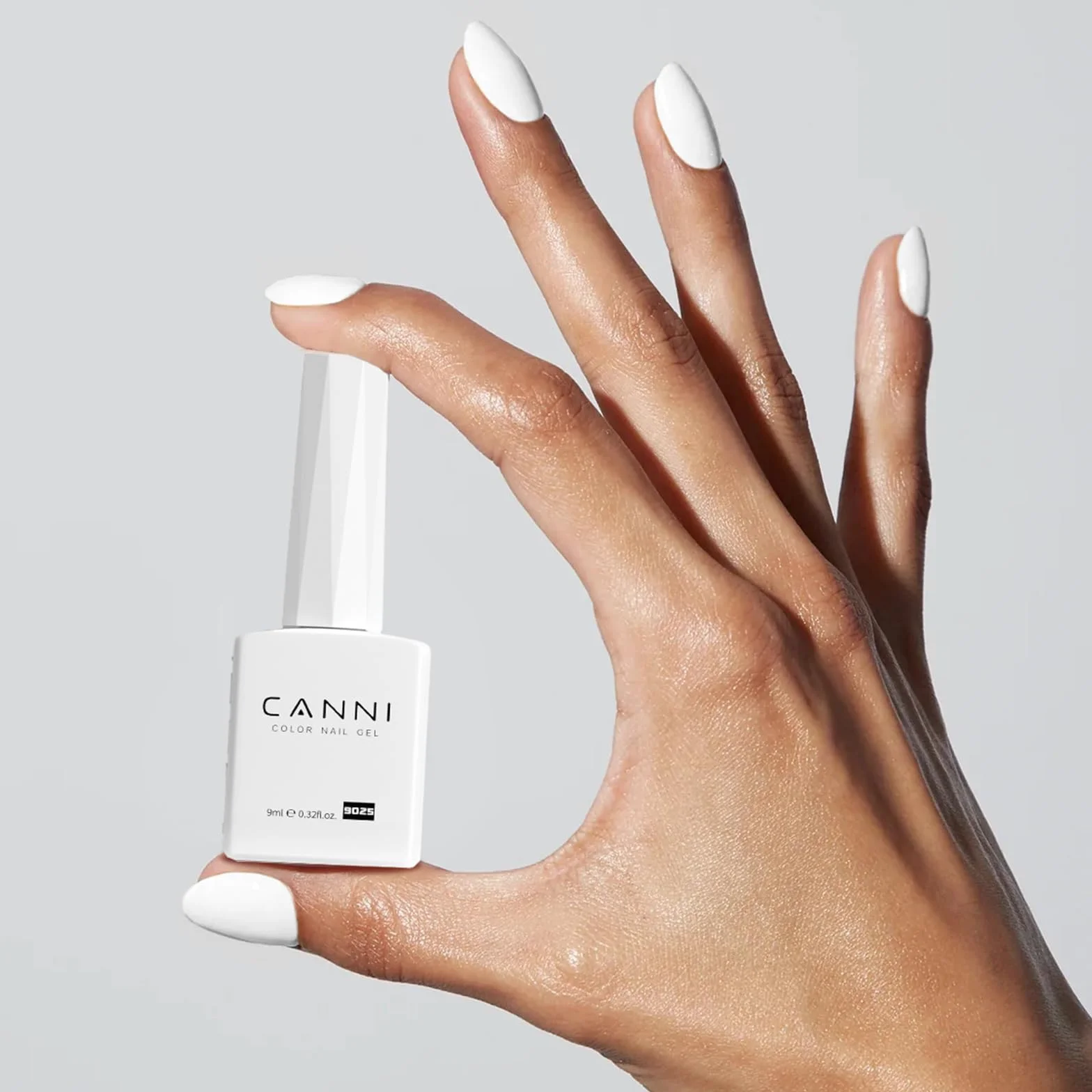 CANNI Vernis à Ongles UV Gel Semi Permanent Blanc White Gel Polish Soak off French Manicure
