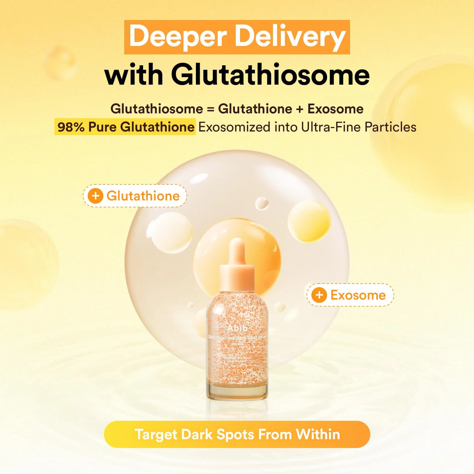 Abib Sérum Anti Taches Brunes Au Glutathiosome Vita Drop Korean Skincare 1,69 Fl.Oz.