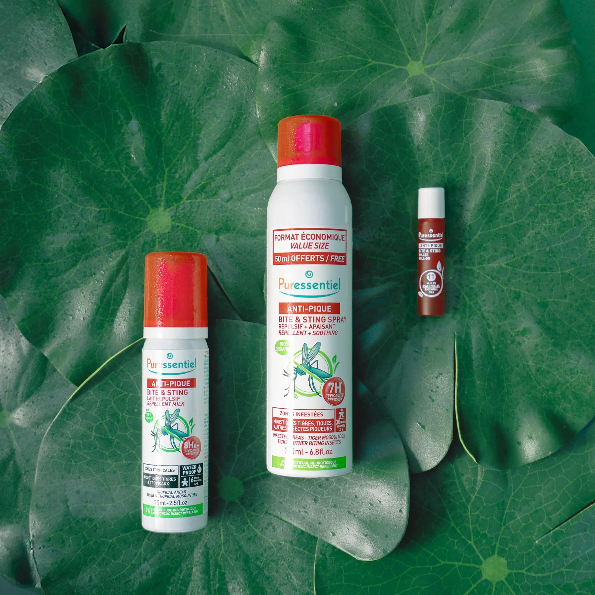 Puressentiel Anti-Pique Roller Apaisant BIO – 5 ml – Calme piqûres d’insectes et irritations – 11 Huiles Essentielles