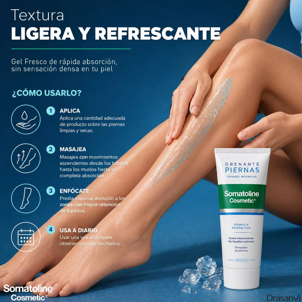 Somatoline Cosmetic - Gel Minceur Drainant Jambes - 200ml