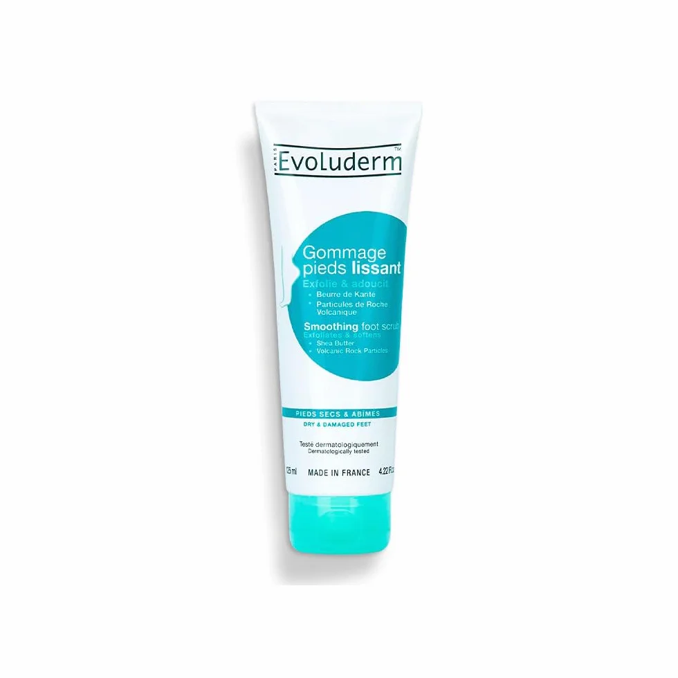 EVOLUDERM Gommage Pieds Lissant 125 ml Végan Fabrication Française