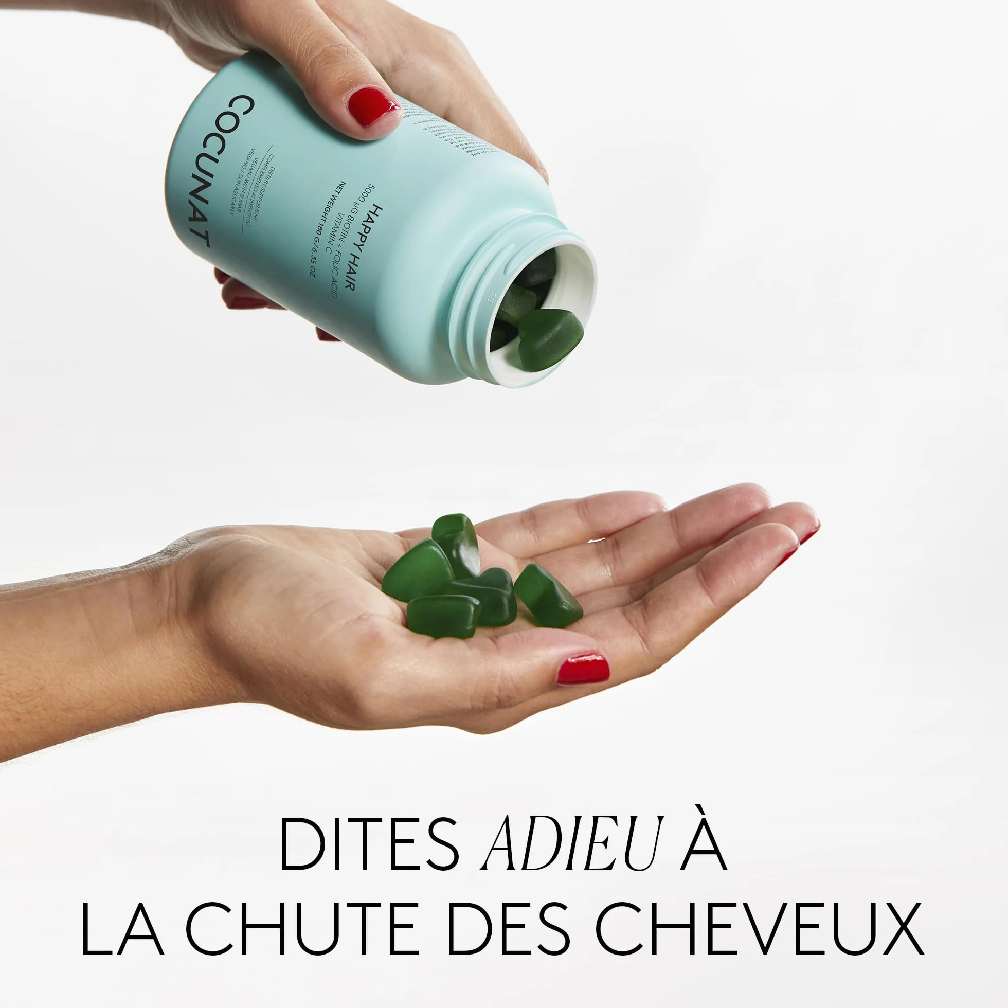 COCUNAT Pack Méthode Curly + Happy Hair Définit et Renforce ta Crinière | Après-shampoing Leave-In + Gel Définisseur + Vitamines Anti-Chute. Définit, hydrate et renforce ta crinière bouclée.