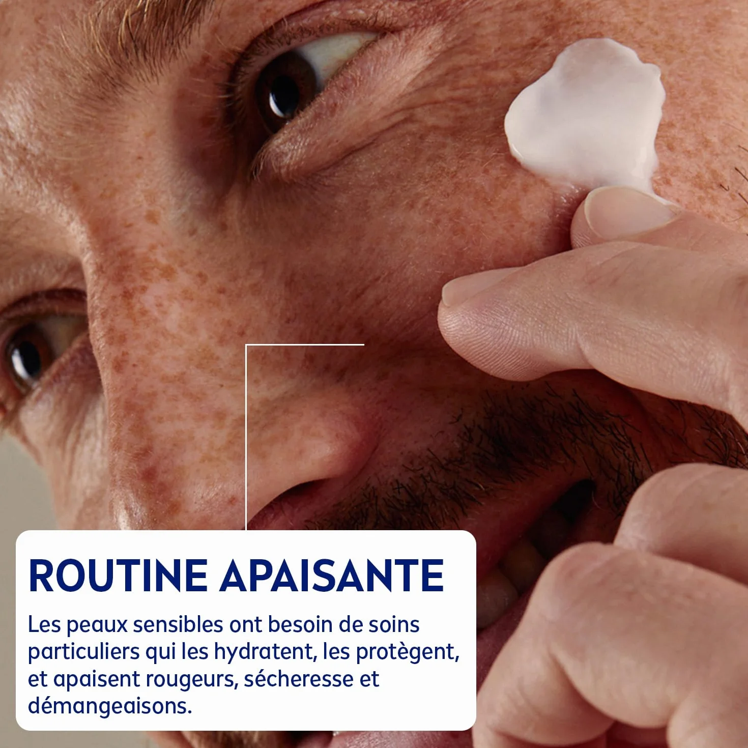 NIVEA MEN Gel Douche 3-en-1 250 ml + Mousse À Raser 200 ml + Baume Après-Rasage 100 ml + Crème Visage FPS 15 75 ml Routine Apaisante Corps & Visage Peaux Sensibles