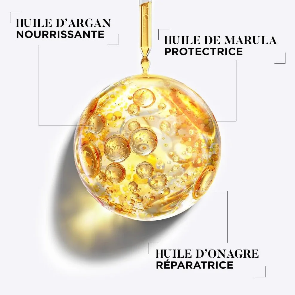 DESSANGE Huile Cheveux Universelle Sublimatrice Extrême 3 Huiles Marula Argan Onagre 110ml