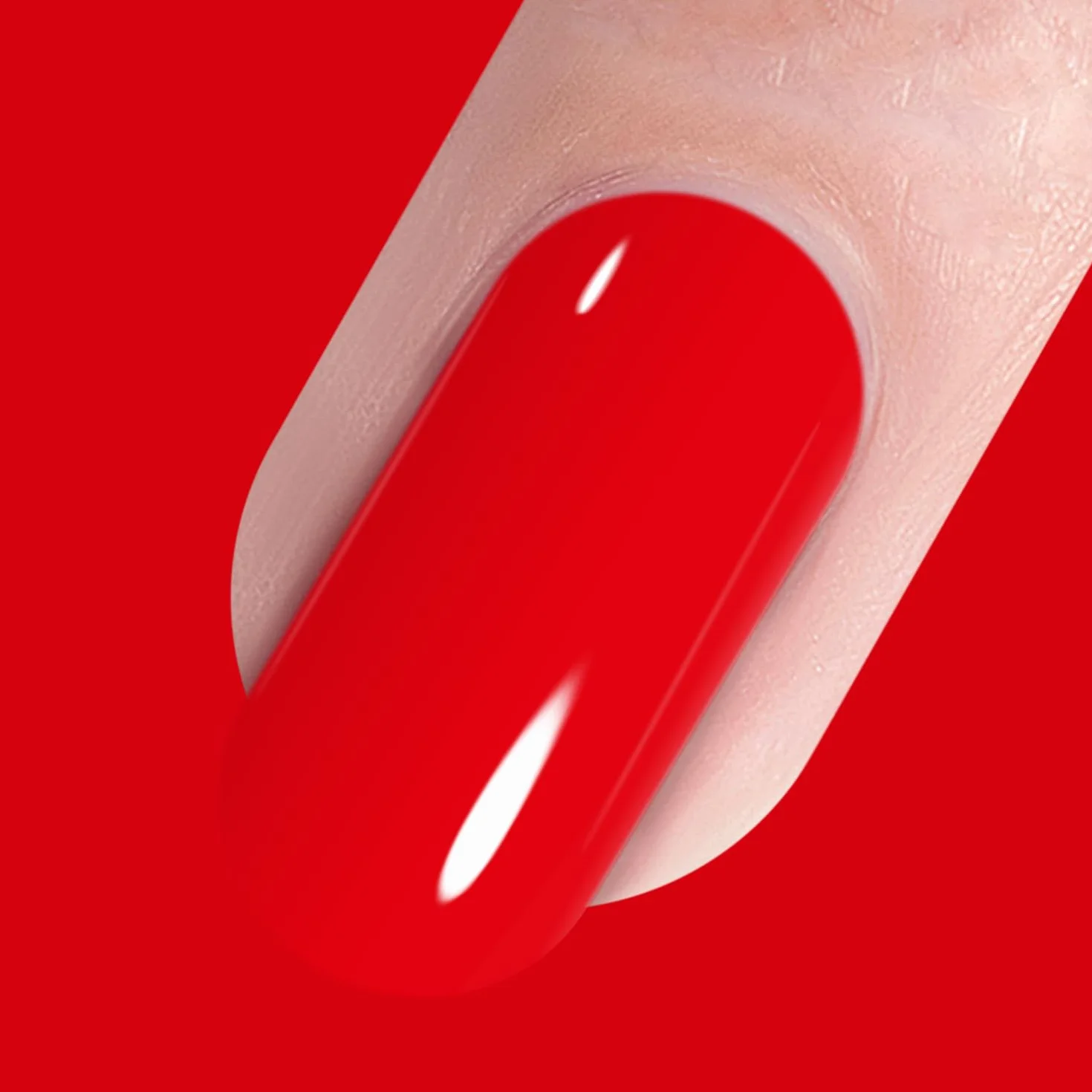 Vishine 8ml Vernis à Ongles Gel Semi Permanent Rouge-orangé Fluo UV LED L258
