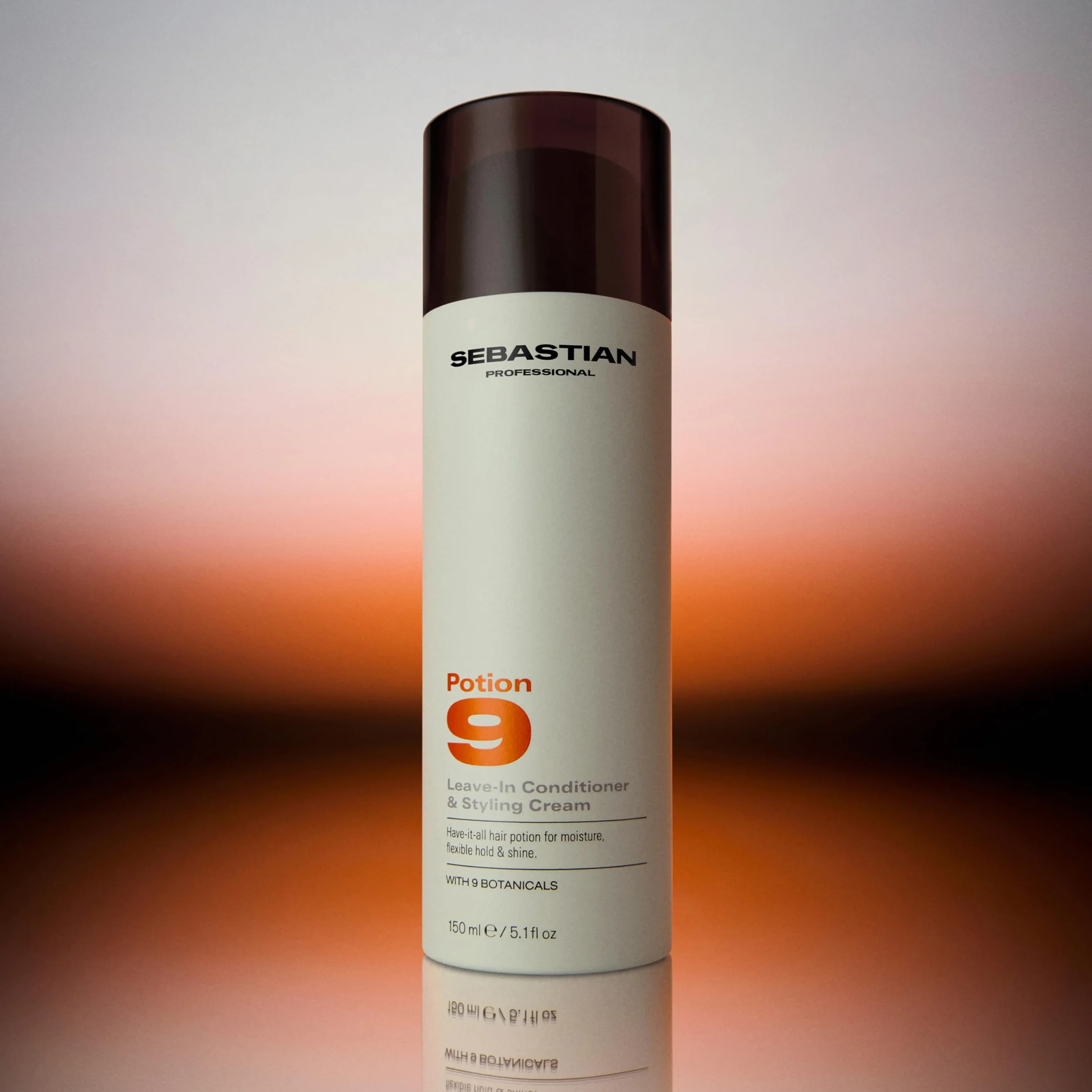 Sebastian Professional Potion 9 – Crème de soin coiffante sans rinçage professionnelle, nutrition et brillance instantanées