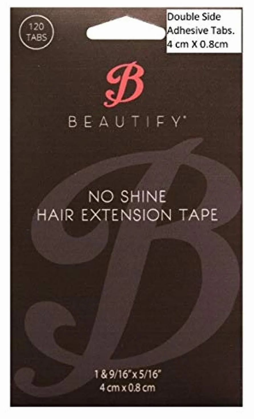 No Shine Hair Extension Tape Tabs. 120 tabs per pack by No Shine Extension tape