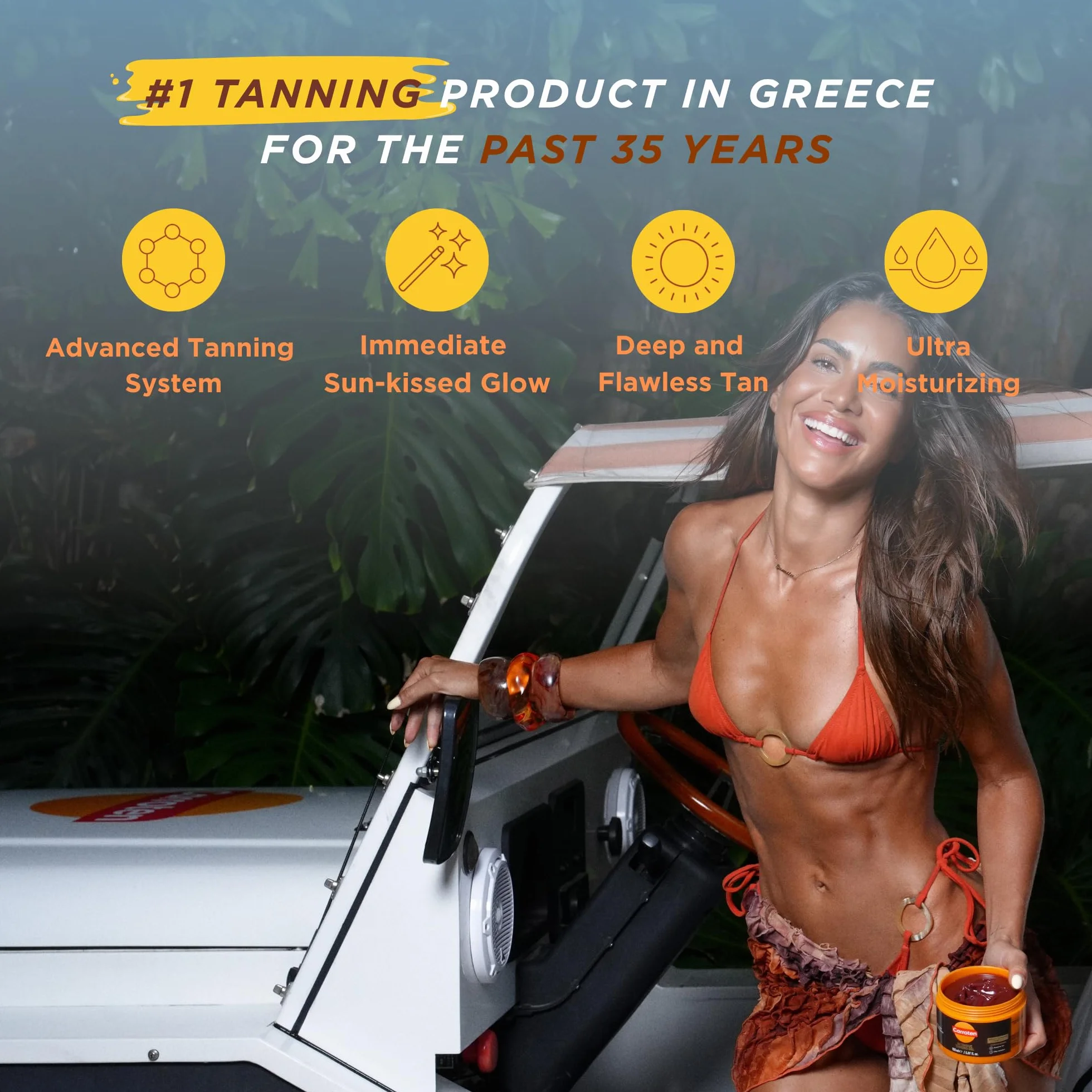 Carroten Intensive Tanning Gel 150ml Accelerateur de Bronzage SPF0