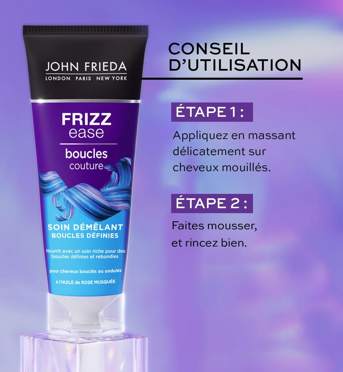 JOHN FRIEDA Frizz Ease Soin Démêlant Boucles Couture 250 ml