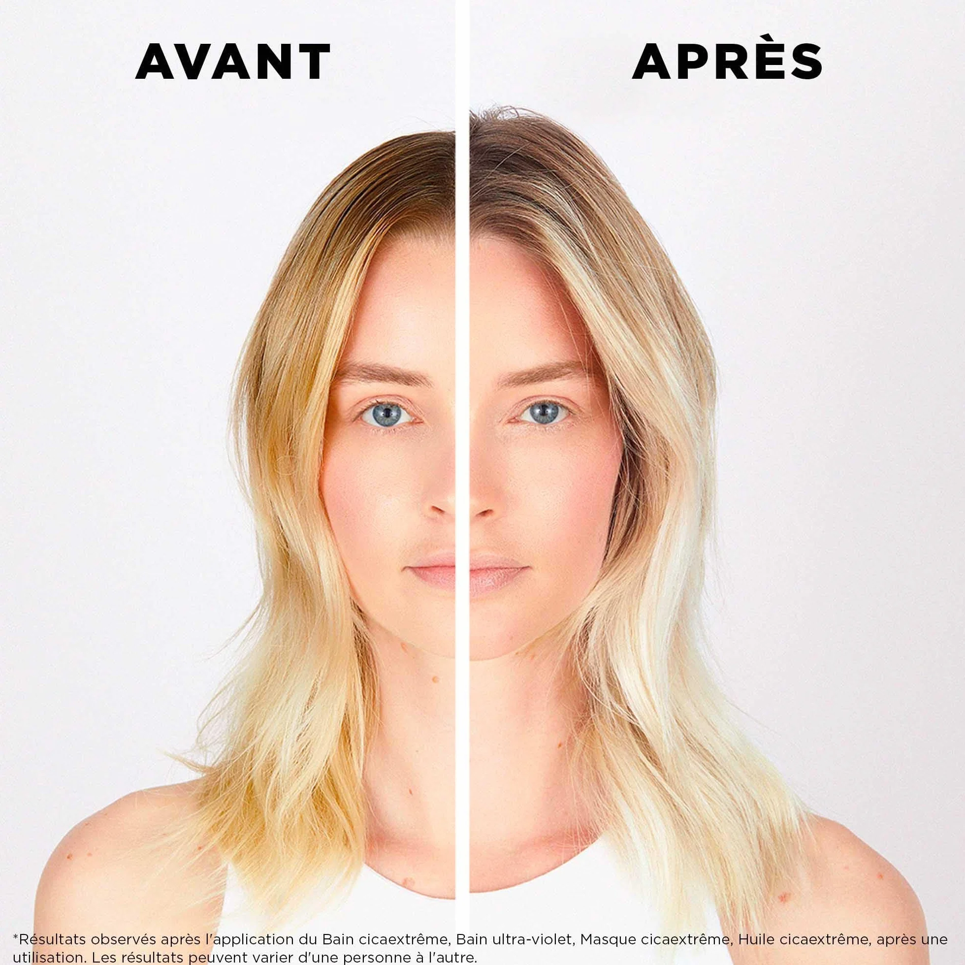 KÉRASTASE Blond Absolu - Routine Anti UV Pour Cheveux Méchés & Décolorés - Illumine & Neutralise Les Faux Reflets - Acide Hyaluronique & Edelweiss - Shampoing + Masque
