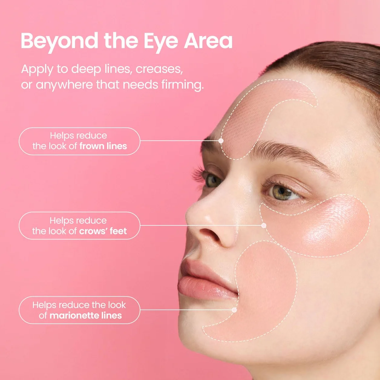 BIODANCE Collagen Peptide Eye Patches Anti Wrinkle Smile Line Under Eye Mask Fine Lines Eye Bags Korean Skin Care 60 Count