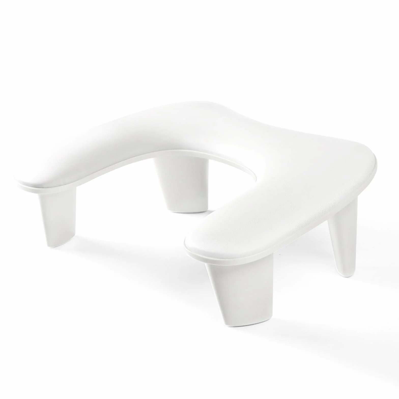 Blanc Repose Main Manucure, Papillons Repose Main Ongle Professionnel Coussin de Manucure Cuir Coussin D'oreiller de Main Imperméable Repose-Ongles Support Pose Main pour Salon de Manucure