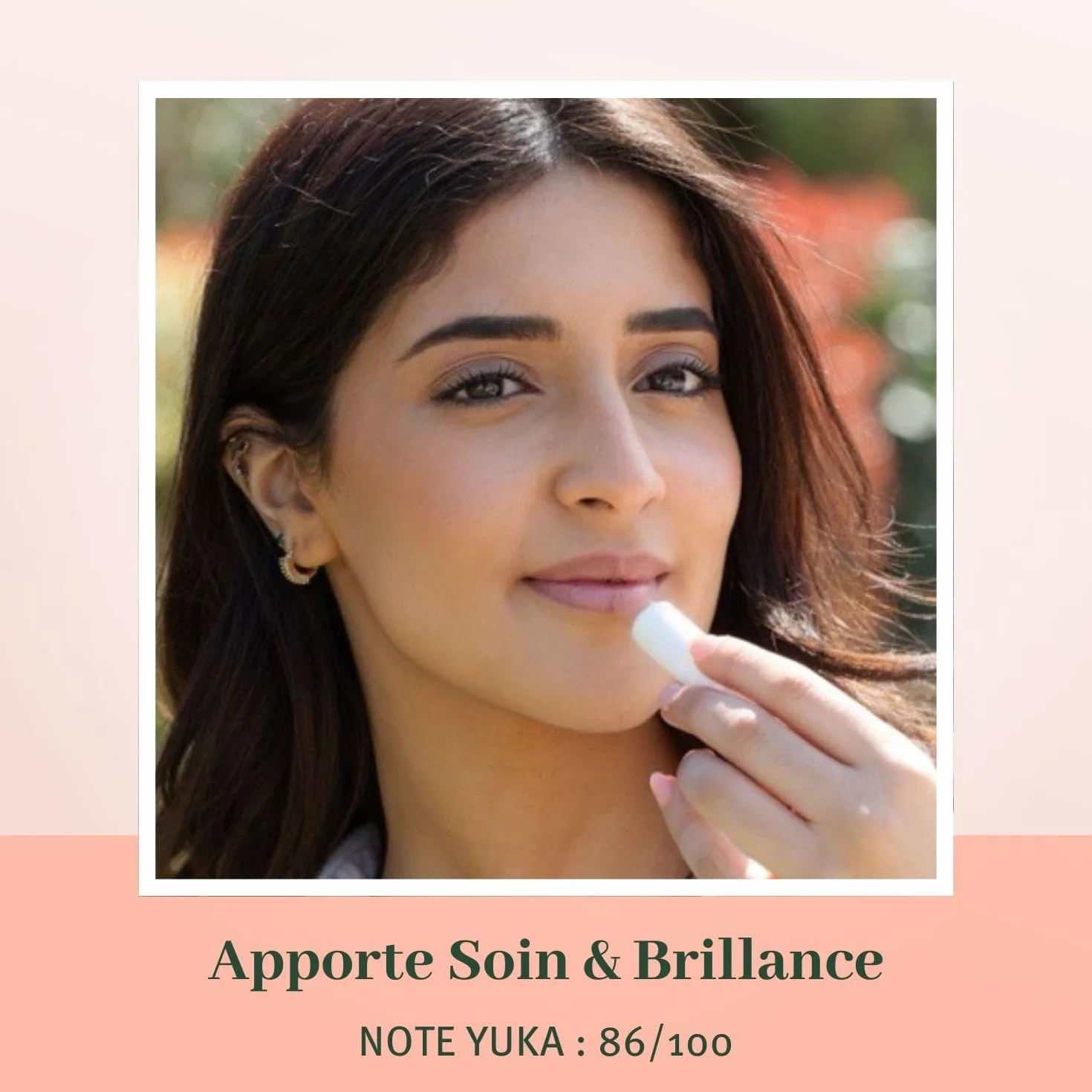 LE PETIT OLIVIER Baume Lèvres Soin & Brillance Huile d'Amande Douce et Abricot 4 g