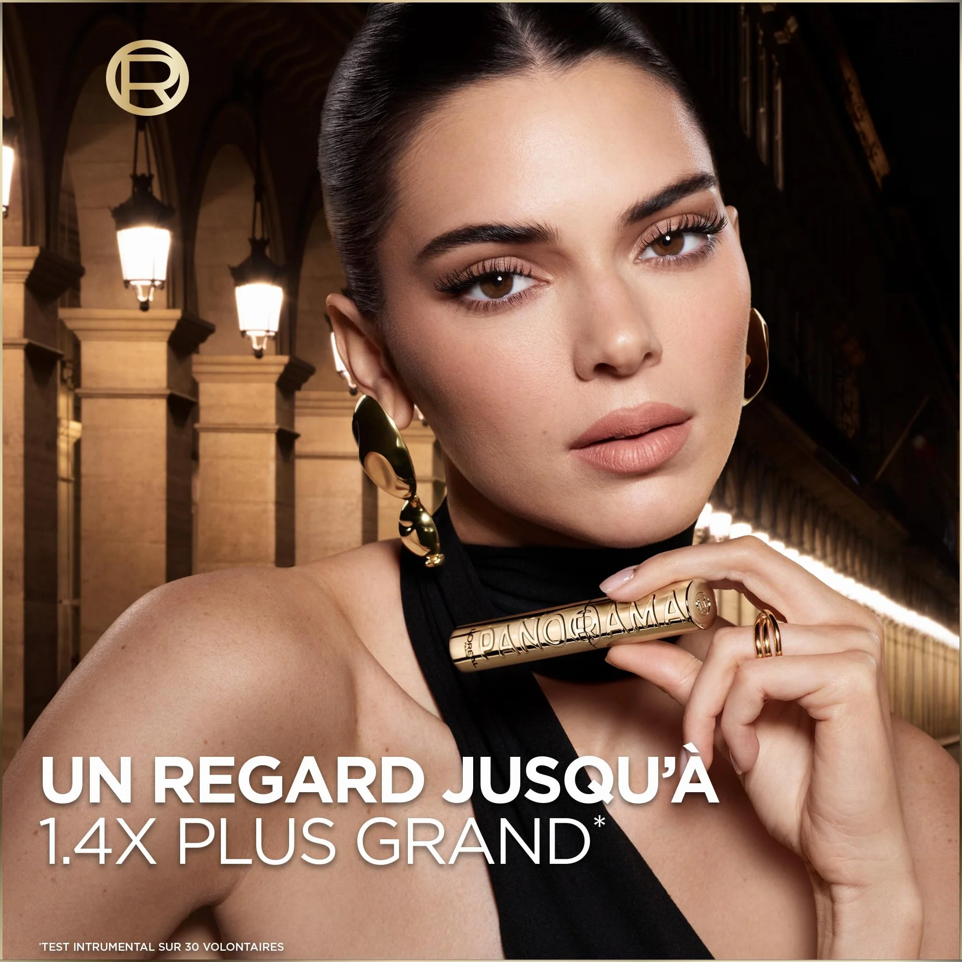 L'Oréal Paris Mascara Volume Panoramique Noir Cils Démultipliés Technologie Stretch-Flex