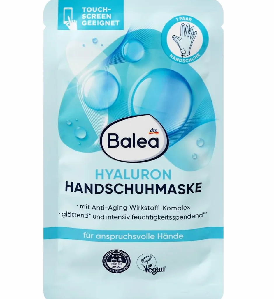Balea Hyaluron Masques hydratants anti-âge avec complexe actif