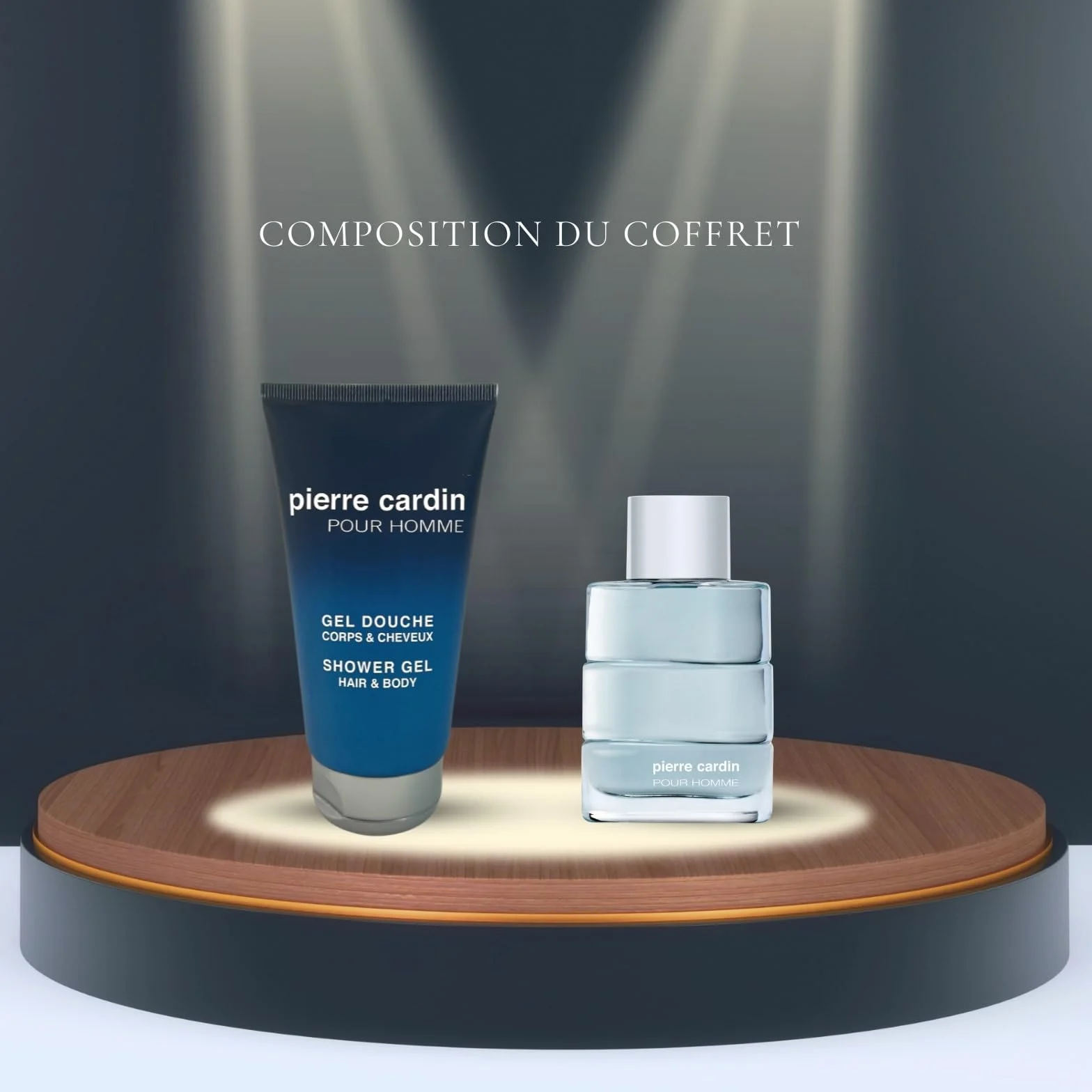 Pierre Cardin Coffret Pour Homme | Eau de Toilette 50ml + Gel Douche 150ml