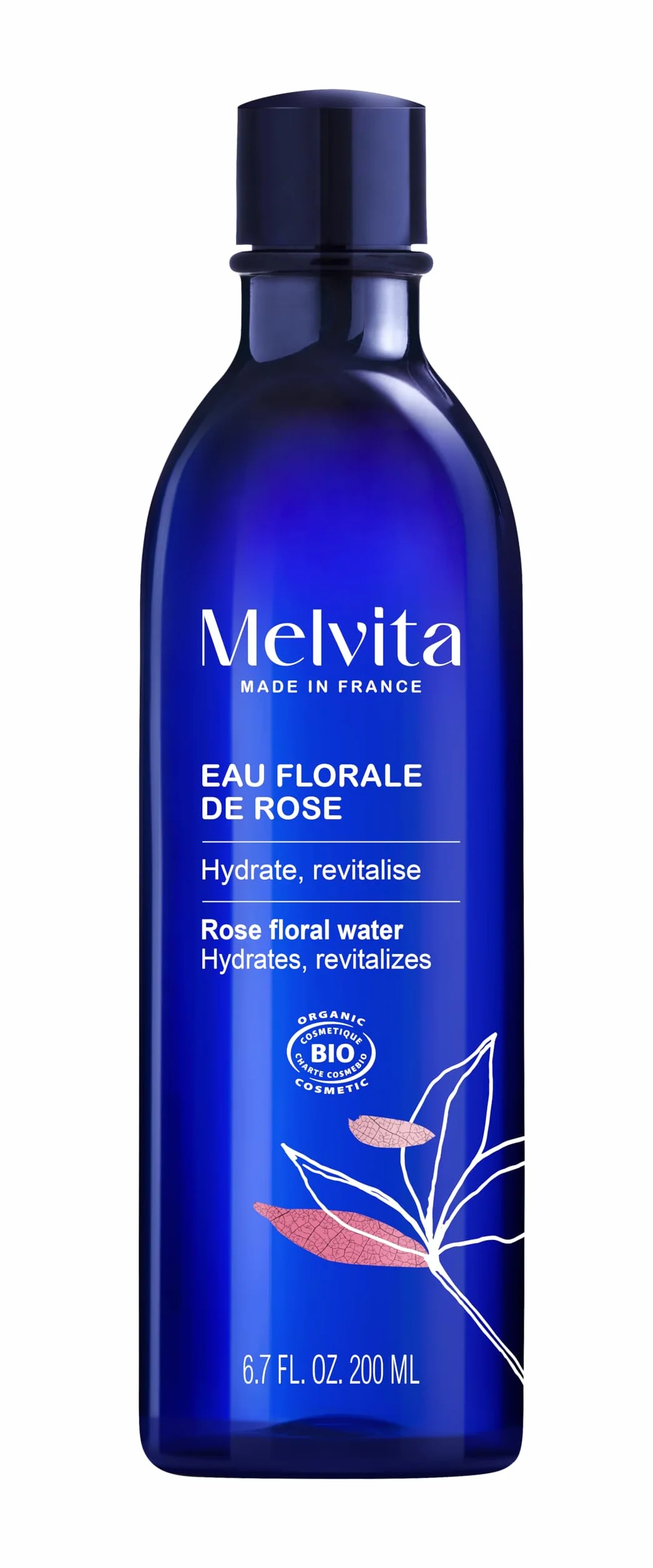 Melvita Eau Florale de Rose Revitalisante Lotion Tonique Hydratante 200ml