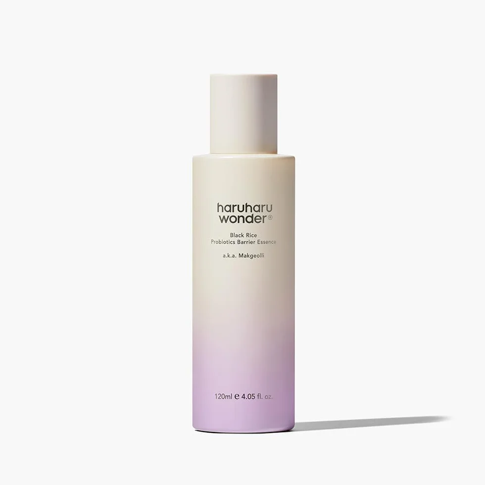 haruharu Wonder Black Rice Probiotics Barrier Essence 4.05 fl. oz. Toner with Ceramides Fermented Ingredients
