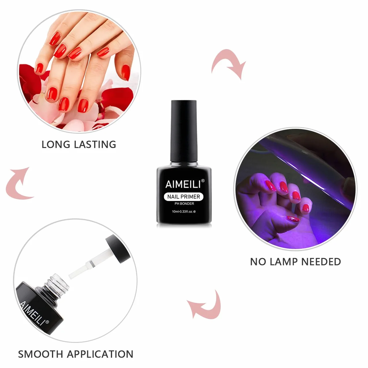AIMEILI Nail Primer Semi Permanent 10ml