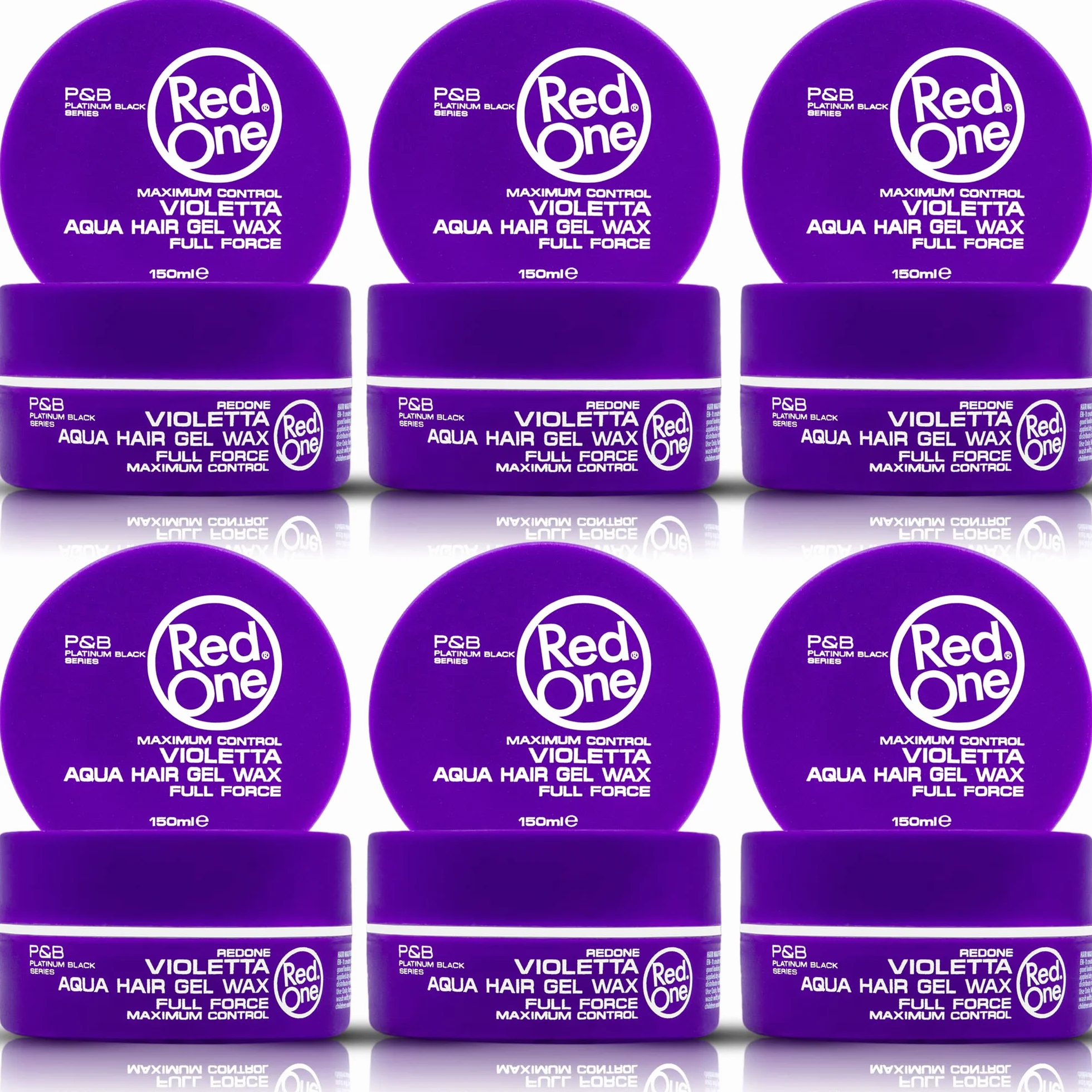 RedOne Cire coiffante Violetta | Forte tenue | Cire gel capillaire | Ultra Hold | Parfum lavande | Cire capillaire pour homme et femme | Contrôle maximal