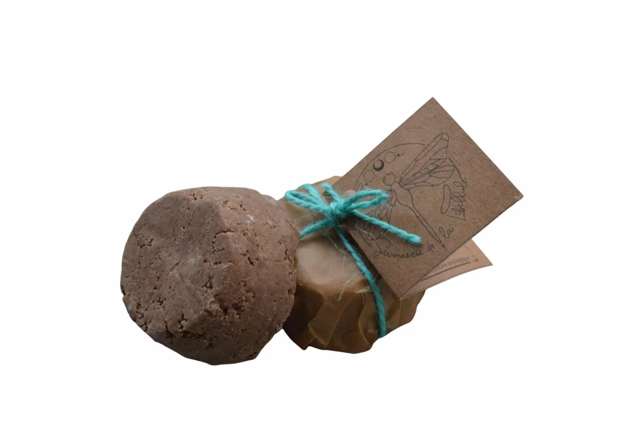 Shampoing solide Cèdre Rhassoul Cheveux secs à mixtes artisanal biologique français
