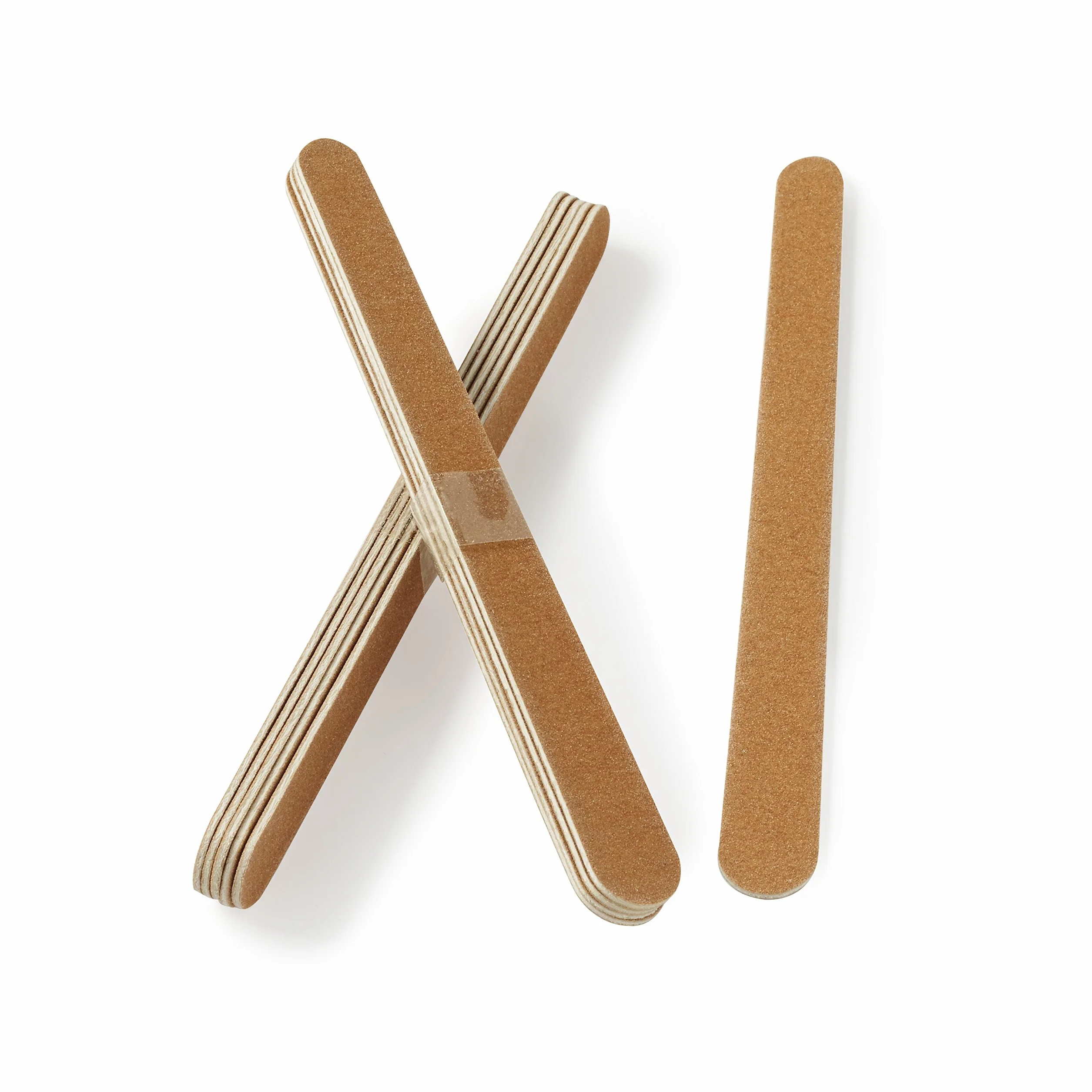 Manicare Limes à Ongles Lot de 10 Classiques en Papier Émeri Double Face Grain Fin Grossier Manucure Pédicure