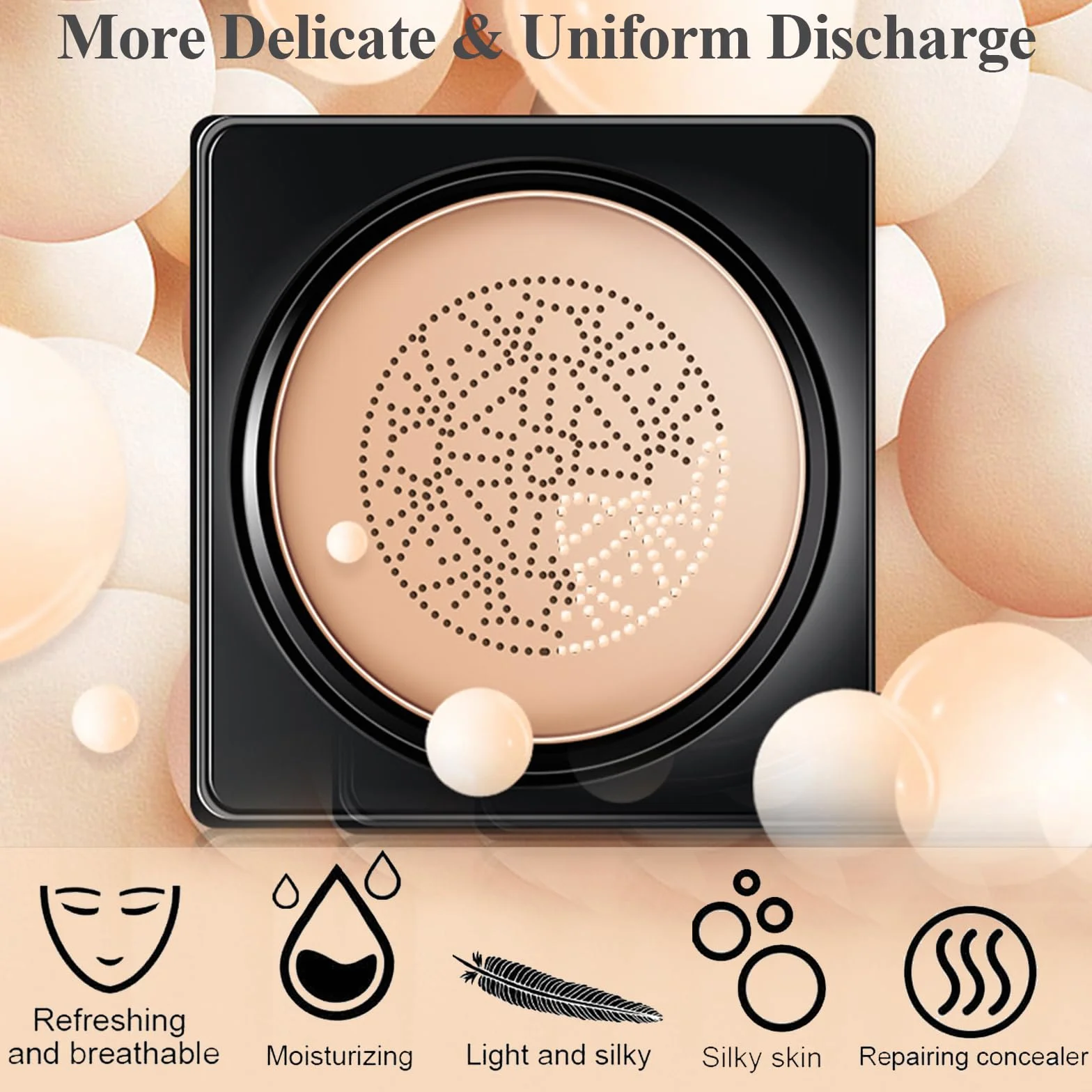 Fond de Teint Couvrant CC Crème BB Crème Correcteur Maquillage Huile Hydratante Naturelle