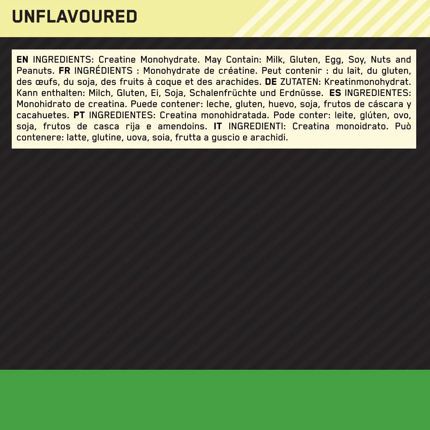 Optimum Nutrition Créatine Micronisée en Poudre, Sans Arôme, 634g, 186 Doses