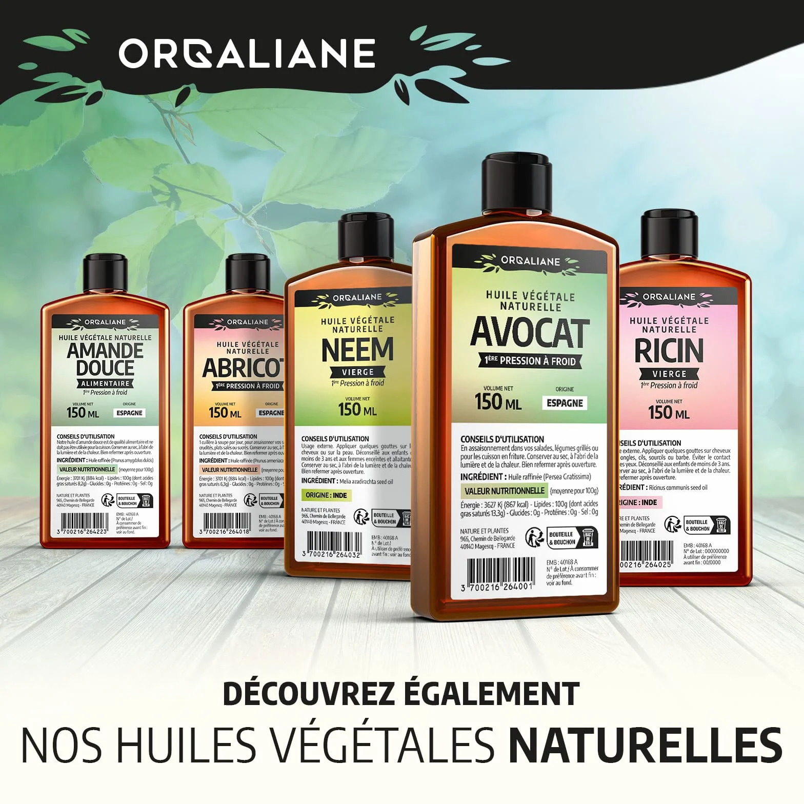 Glycérine Végétale 1,25 Kg 100% Végétale